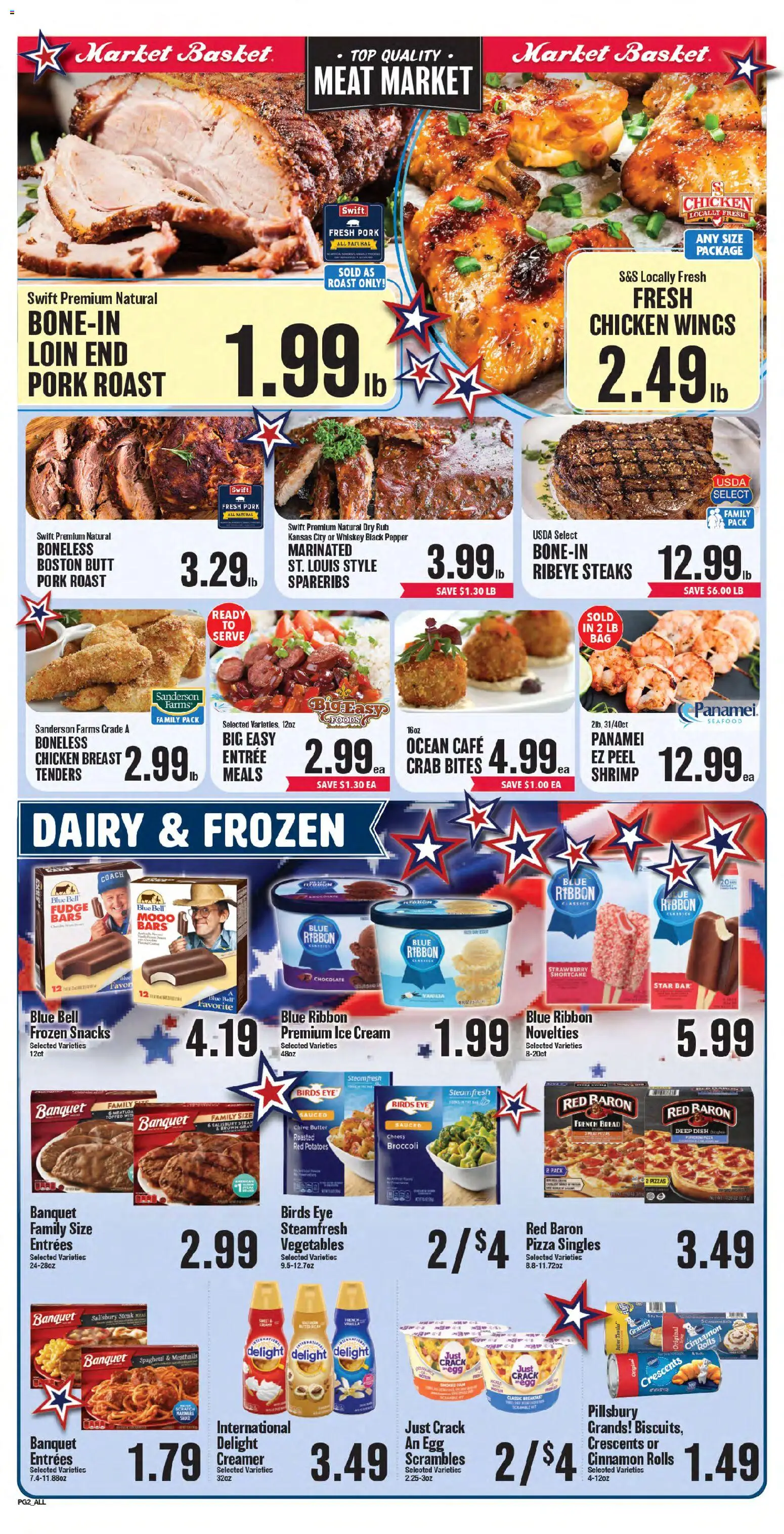 Market Basket Weekly Ad - valid from 07/22/2026 | Page: 4 | Products: Pork, Cream, Vegetables, Pepper