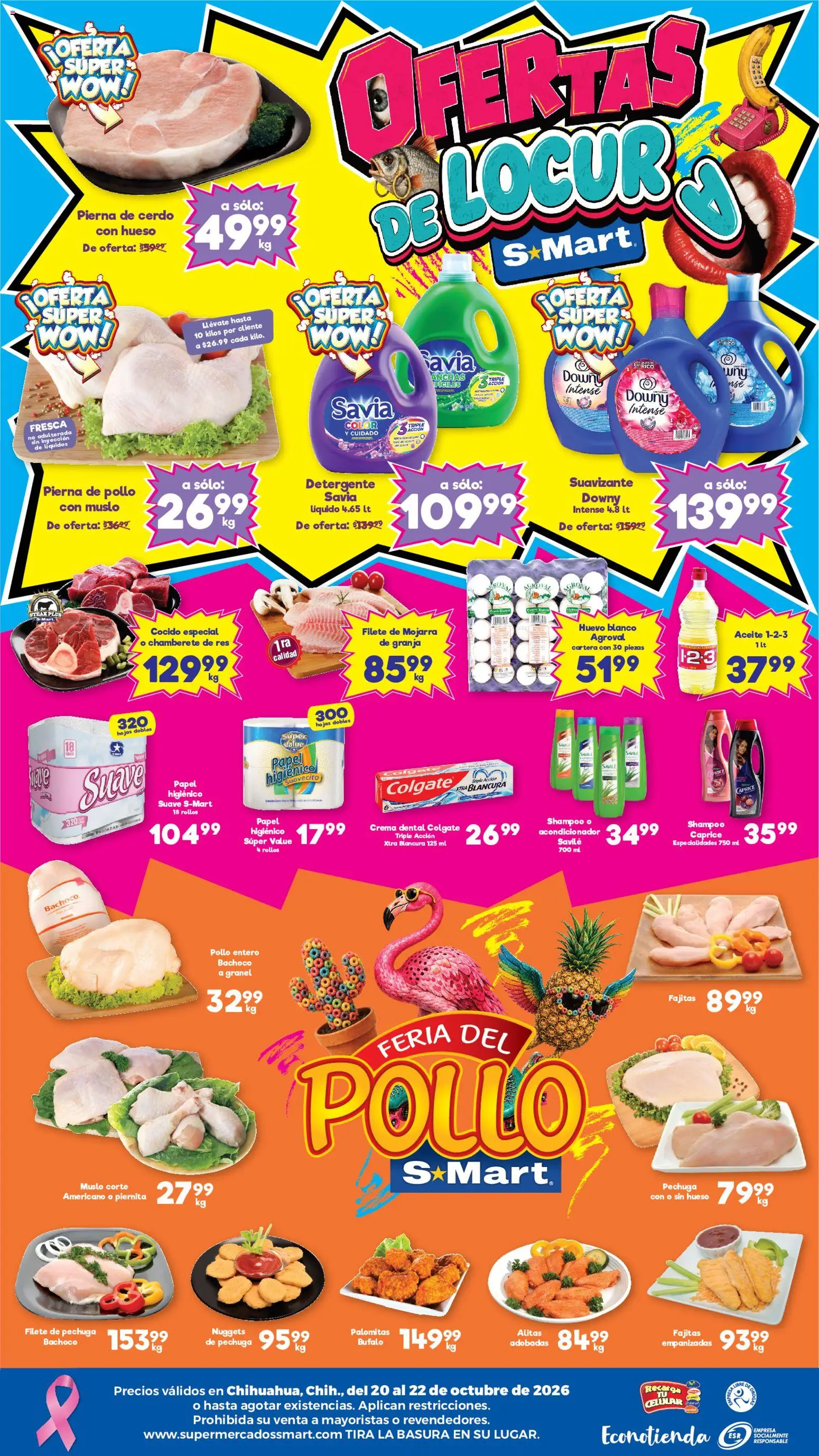 Nuevas ofertas de S-Mart válidas en toda la República Mexicana desde el 20/10/2026. ¡Encuentra las mejores ofertas en S-Mart folleto! | Página: 2