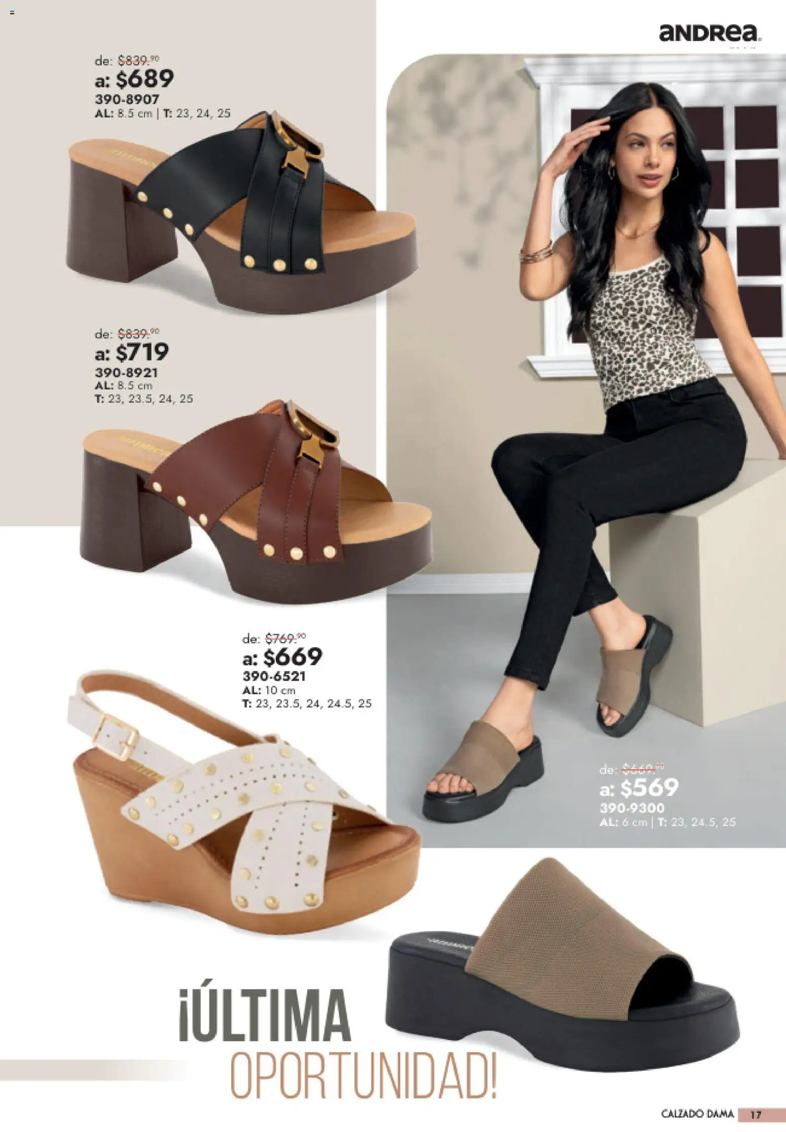 Nuevas ofertas de Andrea válidas en toda la República Mexicana desde el 26/07/2026. ¡Encuentra las mejores ofertas en Andrea catálogo Outlet! | Página: 17