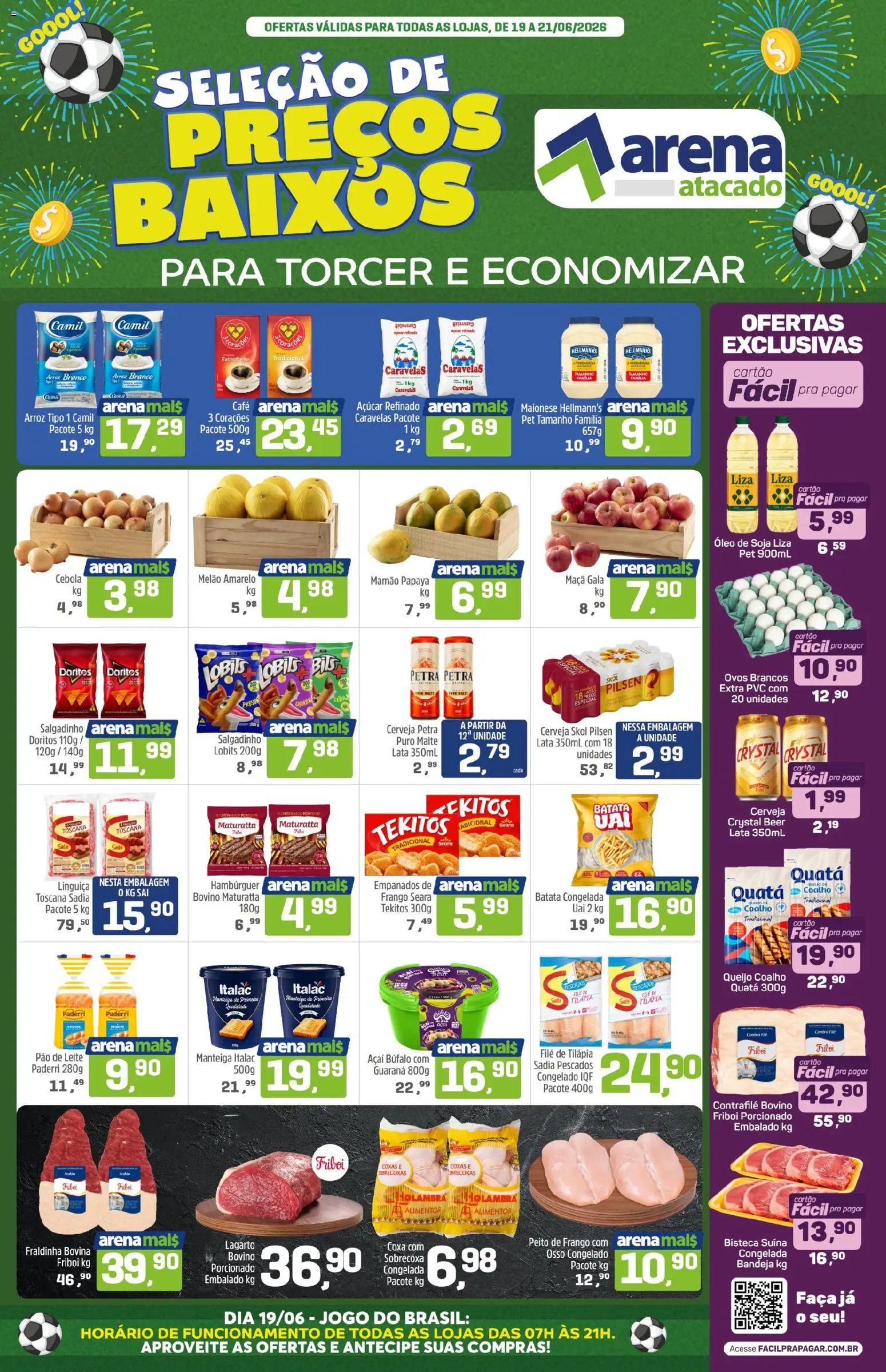Arena Atacado Folheto - válido de 19.06.2026 | Página: 1