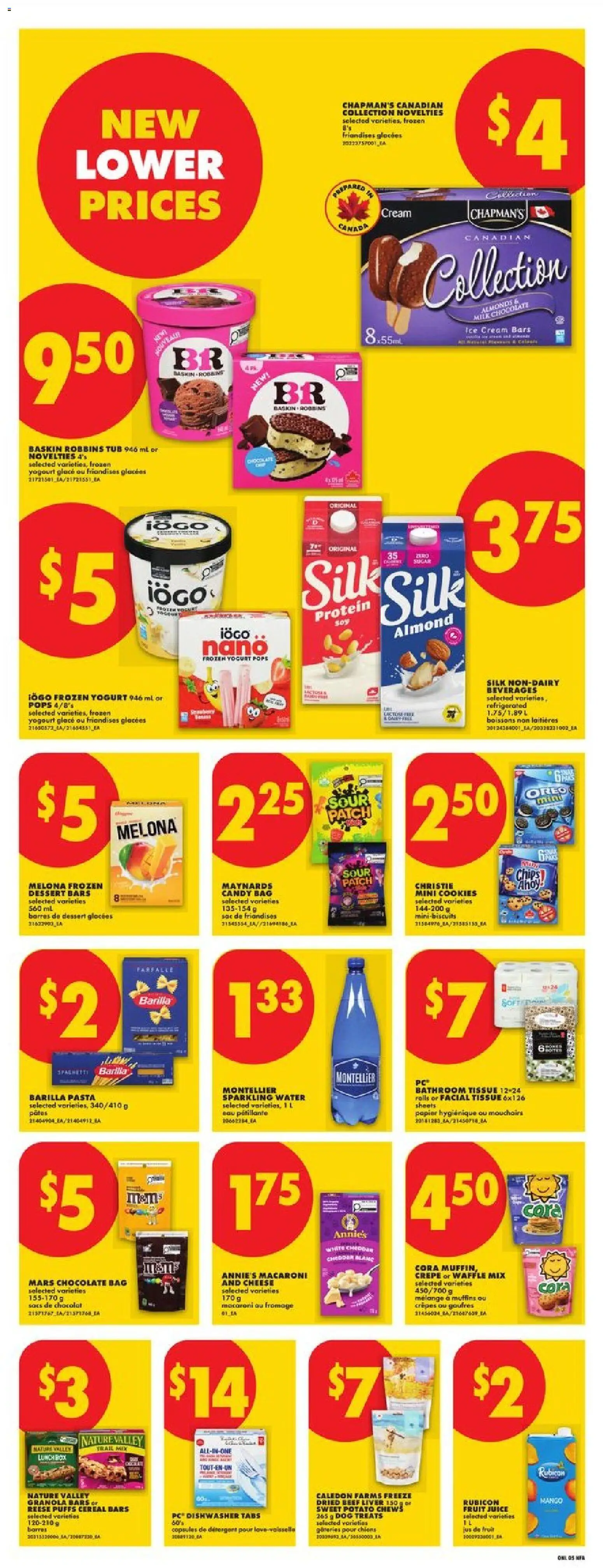No Frills flyer valid from 21.05.2026 | Page: 10 | Products: Cookies, Yogurt, Chocolate, Juice