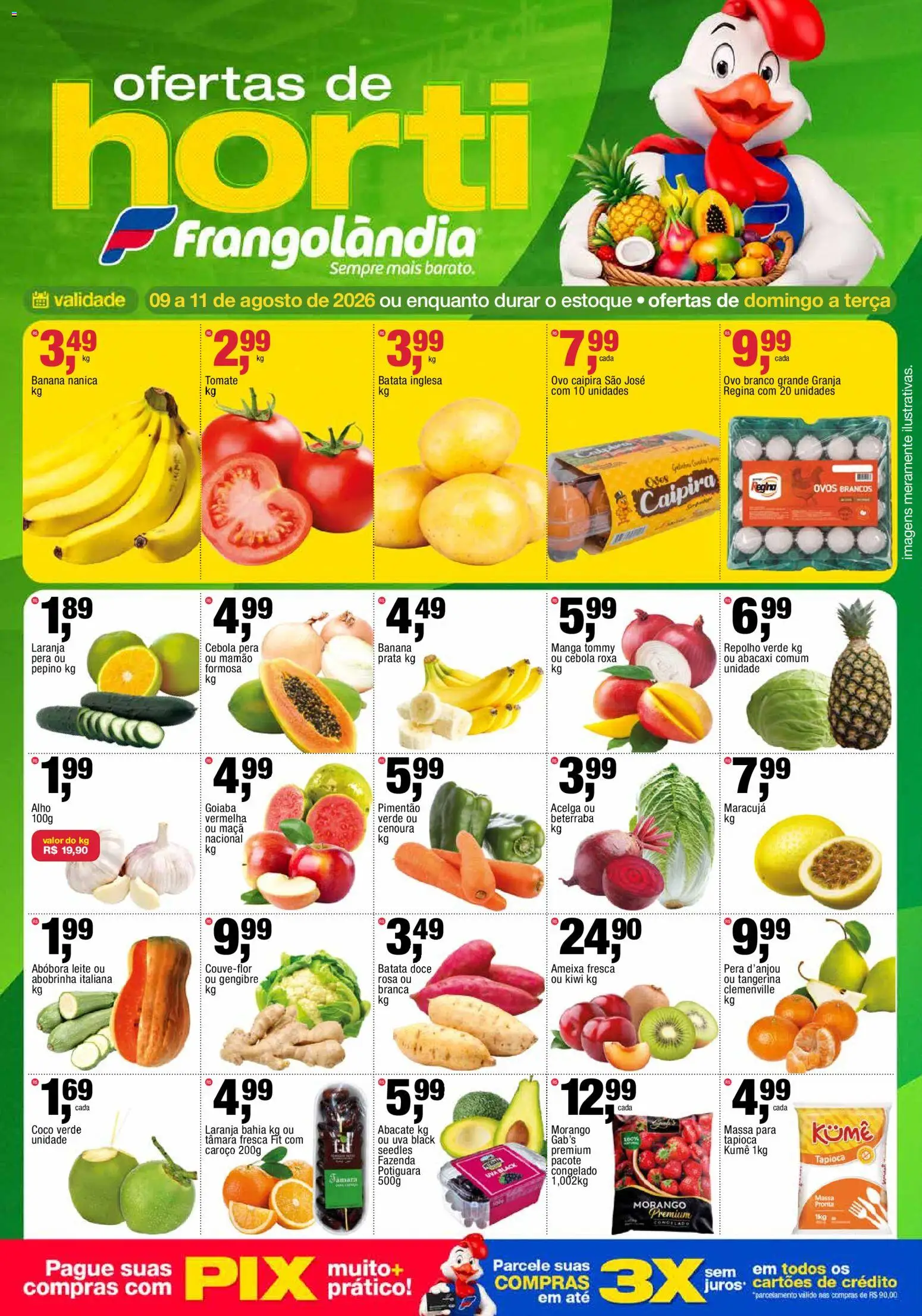 Frangolândia Folheto - válido de 09/08/2026 | Página: 1