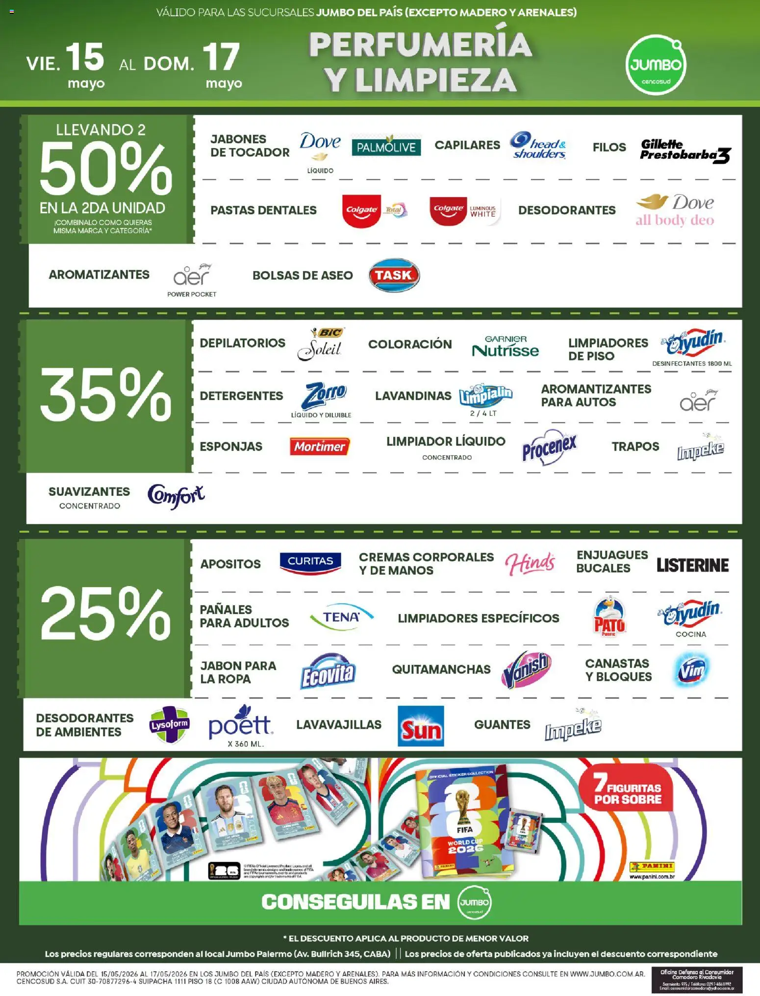Jumbo ofertas │ válido desde el 15.05.2026 | Página: 7 | Productos: Lavavajillas, Quitamanchas, Guantes, Limpiador
