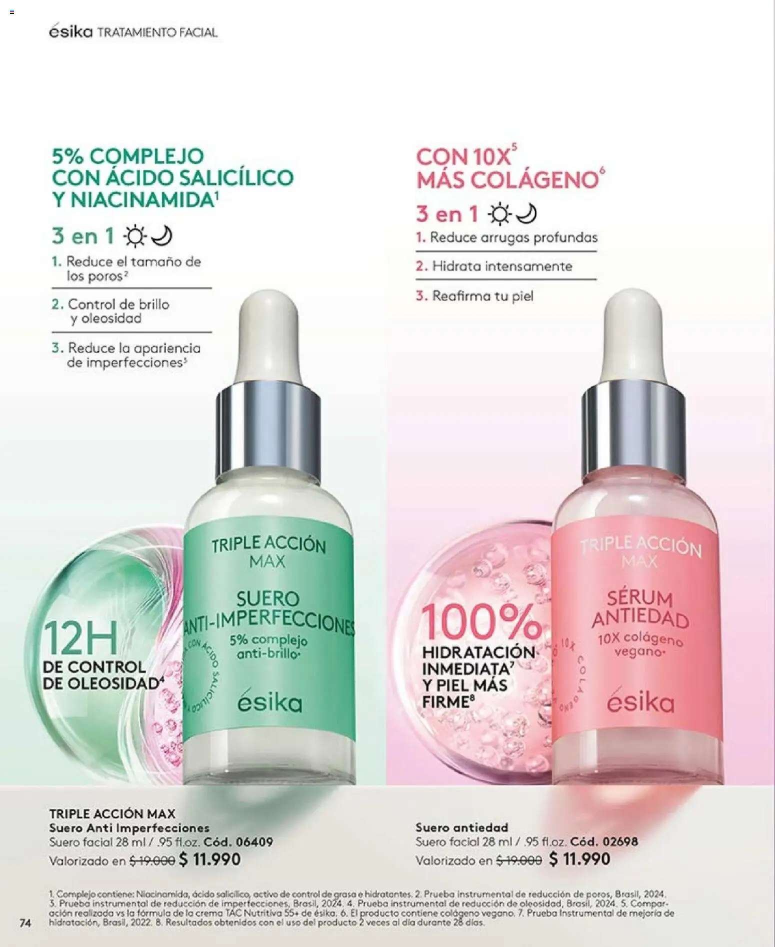Catálogo Ésika Campaña 4 │ válido desde el 15.02.2026 | Página: 74 | Productos: Brillo, Crema, Serum