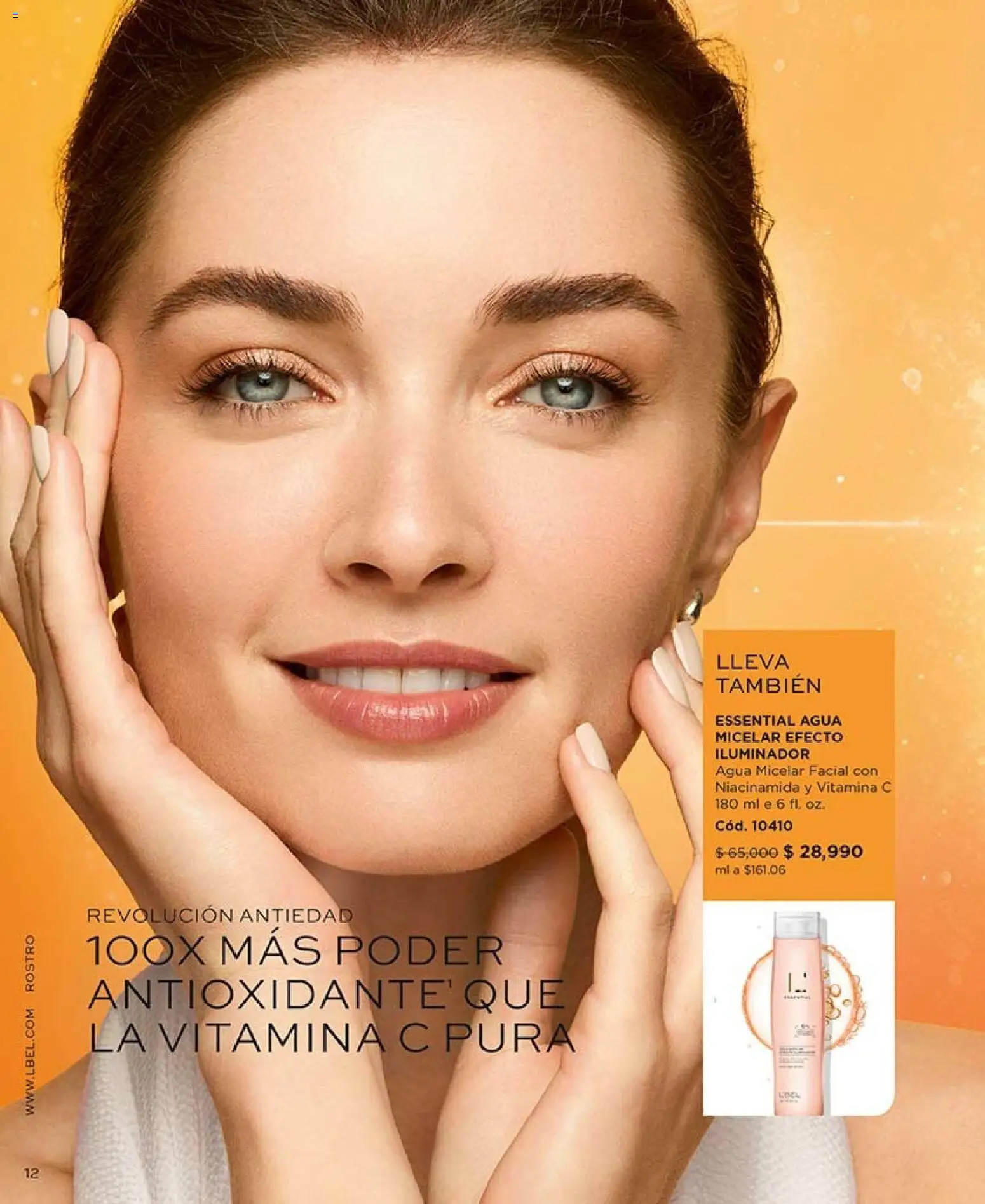 L'Bel revista - valida desde el 28/08/2026 | Página: 12 | Productos: Agua, Agua micelar, Iluminador