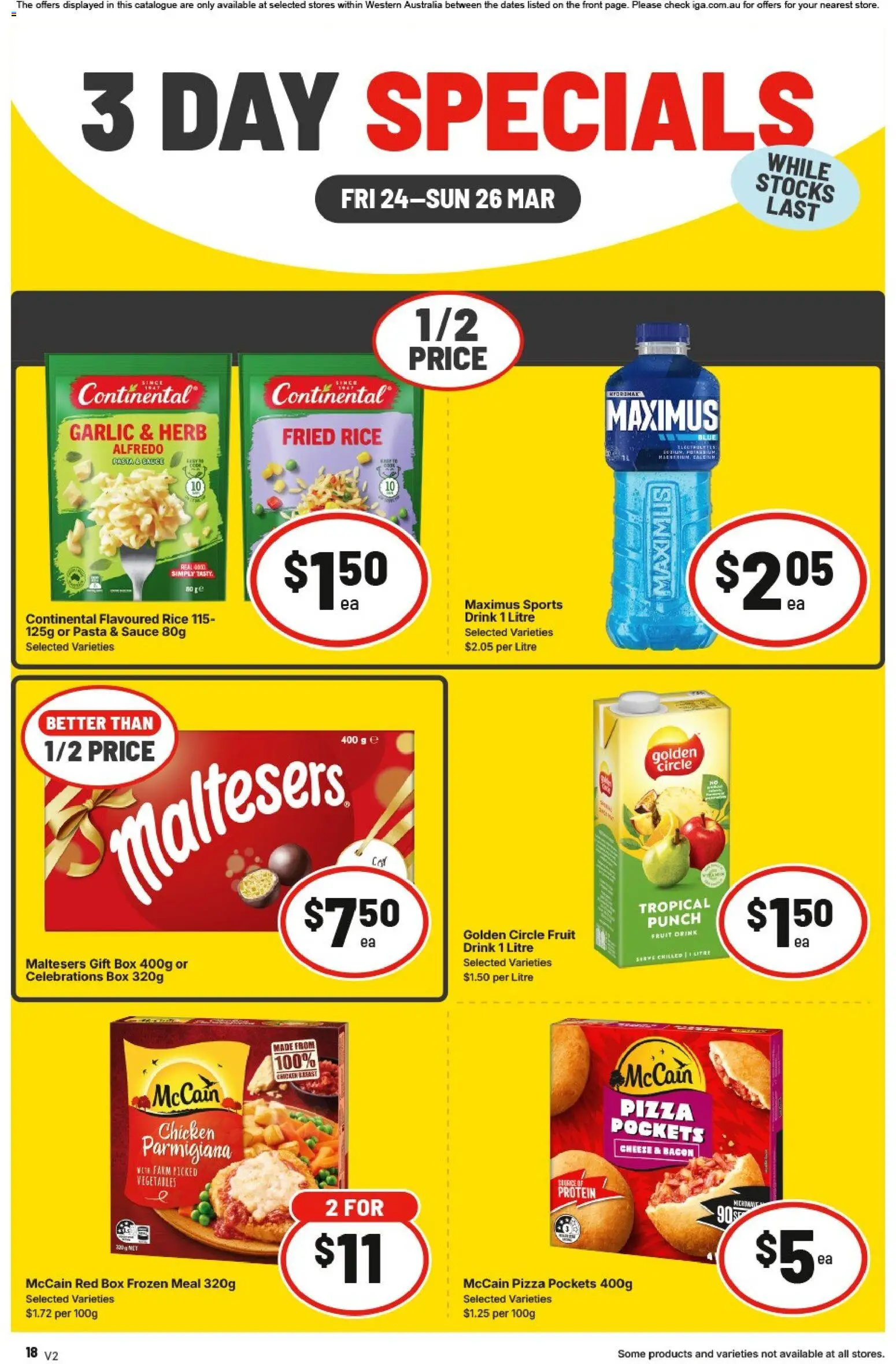 IGA catalogue - valid from 24.04.2026 | Page: 2 | Products: Box, Herb, Pizza, Rice