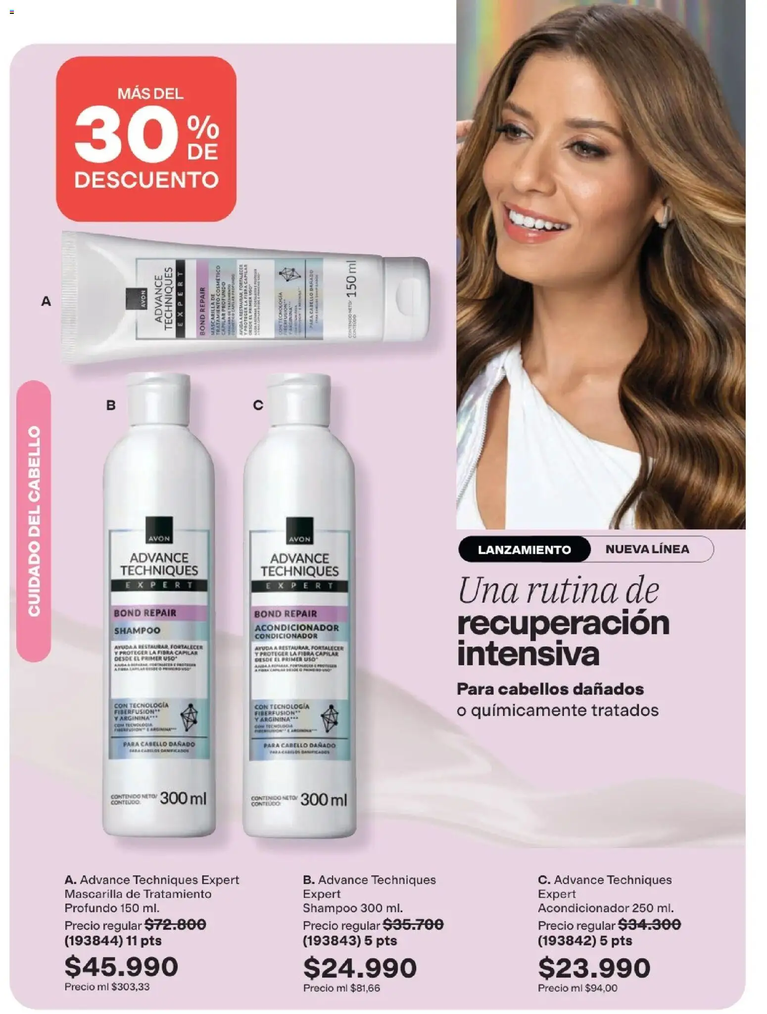 Avon revista - valida desde el 01.09.2026 | Página: 183 | Productos: Shampoo, Mascarilla, Acondicionador