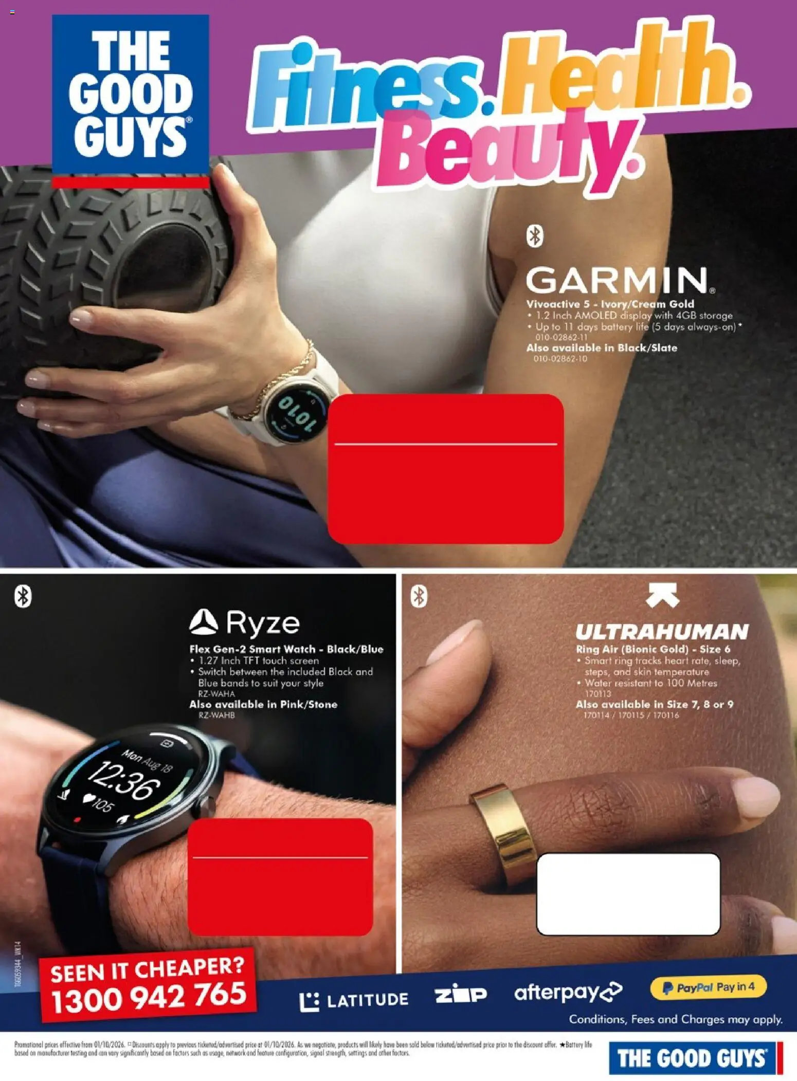 The Good Guys catalogue - valid from 01/10/2026 | Page: 13 | Products: Water, Suit, Watch, Screen