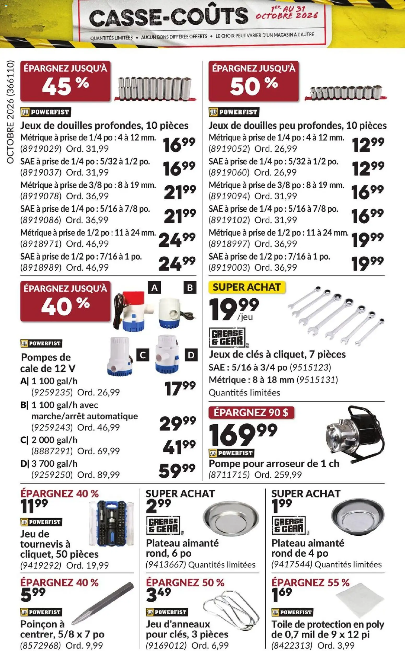 Princess Auto flyer valid from Oct 1, 2026 | Page: 3