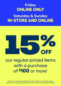Preview of Rona weekly flyer from shop Rona valid from Aug 27, 2026