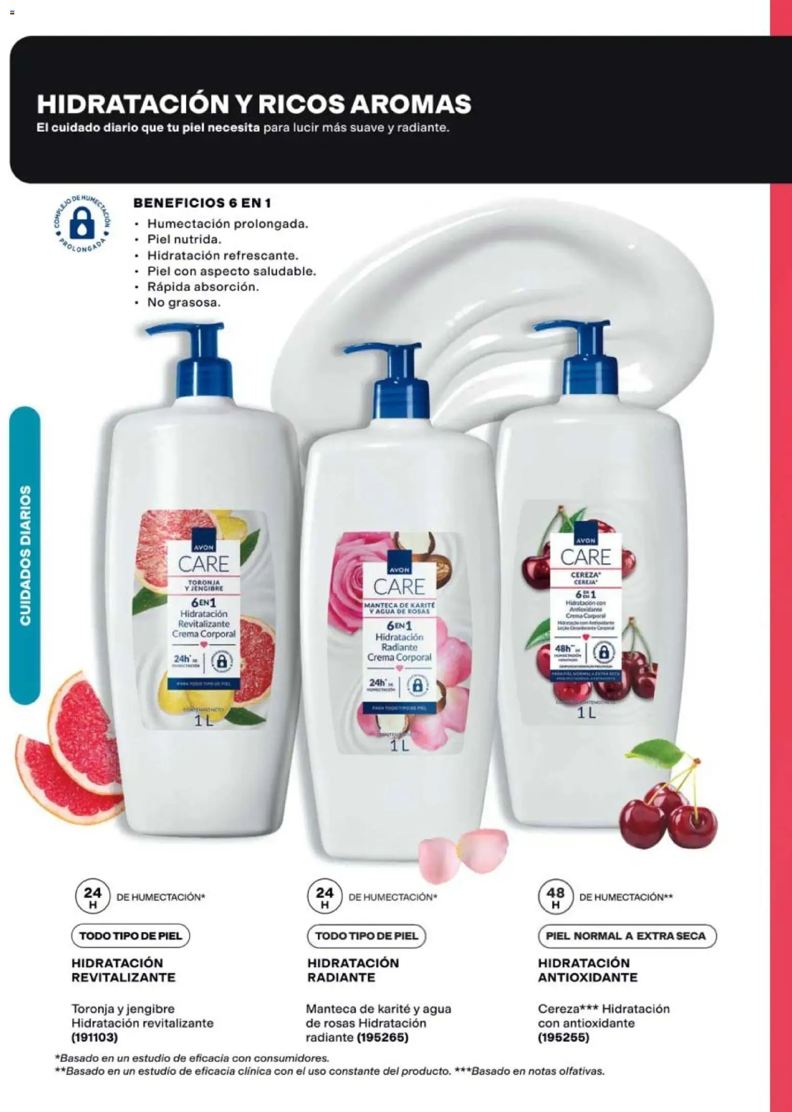 Nuevas ofertas de AVON válidas en toda la República Mexicana desde el 21/08/2026. ¡Encuentra las mejores ofertas en AVON campaña 13 2026! | Página: 128 | Productos: Crema, Agua, Toronja, Crema corporal