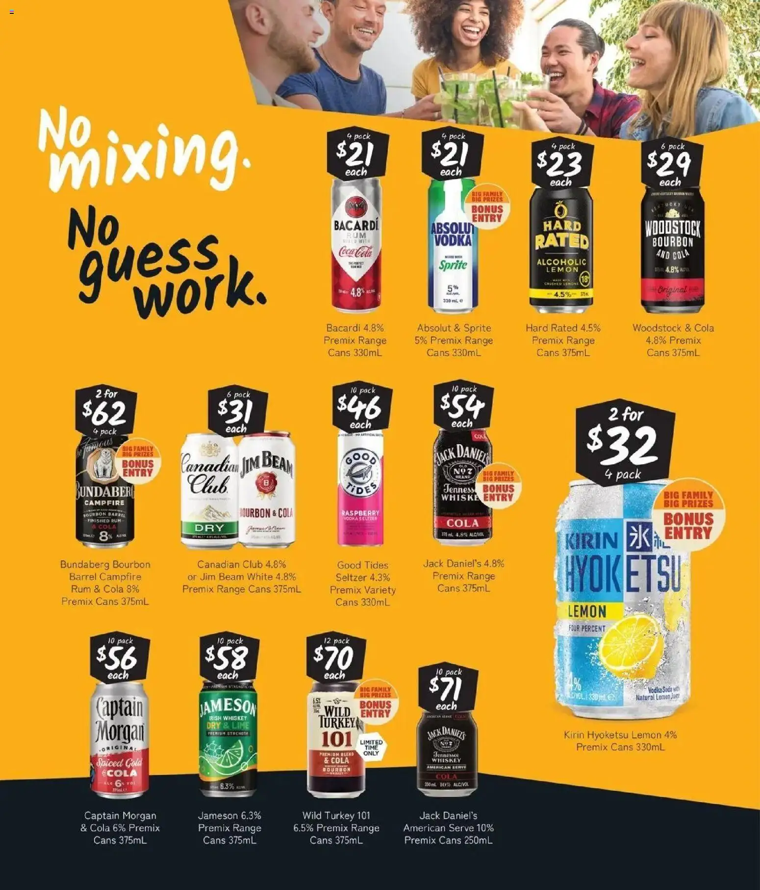 Cellarbrations catalogue - valid from 13/07/2026 | Page: 5 | Products: Jim Beam, Coca Cola, Captain Morgan, Jameson