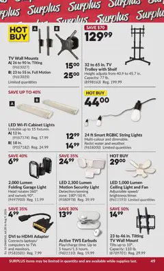 Preview of Princess Auto flyer - 2 Week Sale! from shop Princess Auto valid from Jul 28, 2026 | Page: 54 | Products: Tv, Fan, Shelf, Cabinet