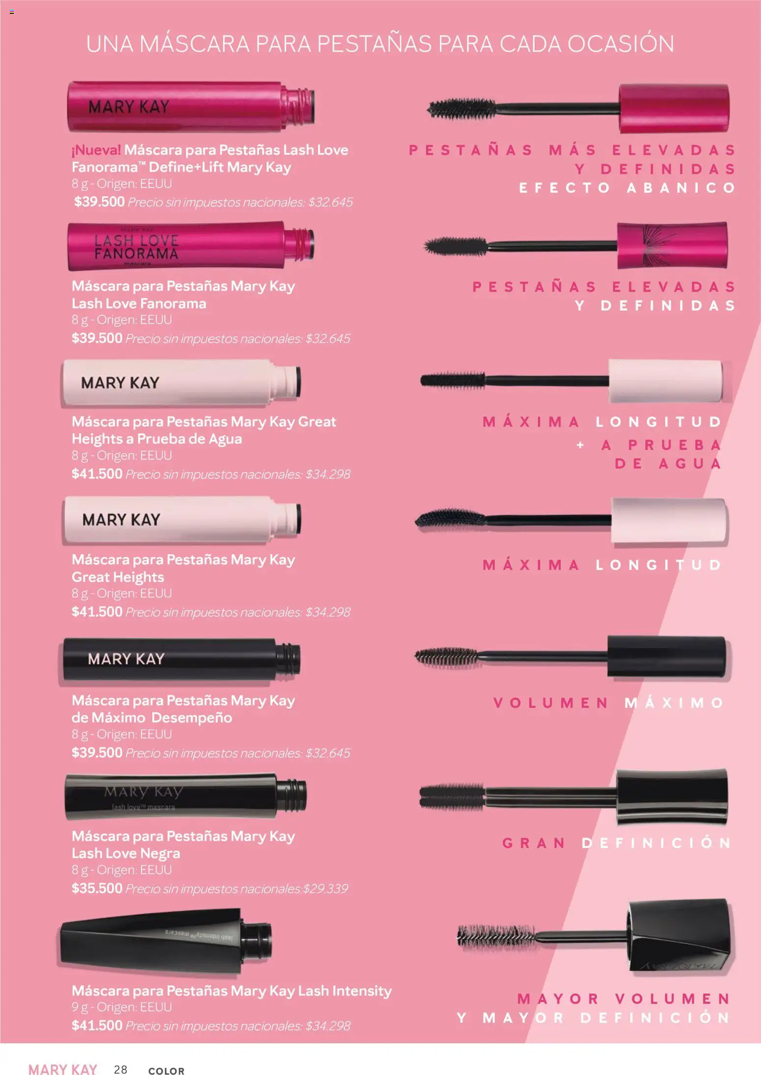 Mary Kay catálogo │ válido desde el 01/08/2026 | Página: 28 | Productos: Máscara, Agua