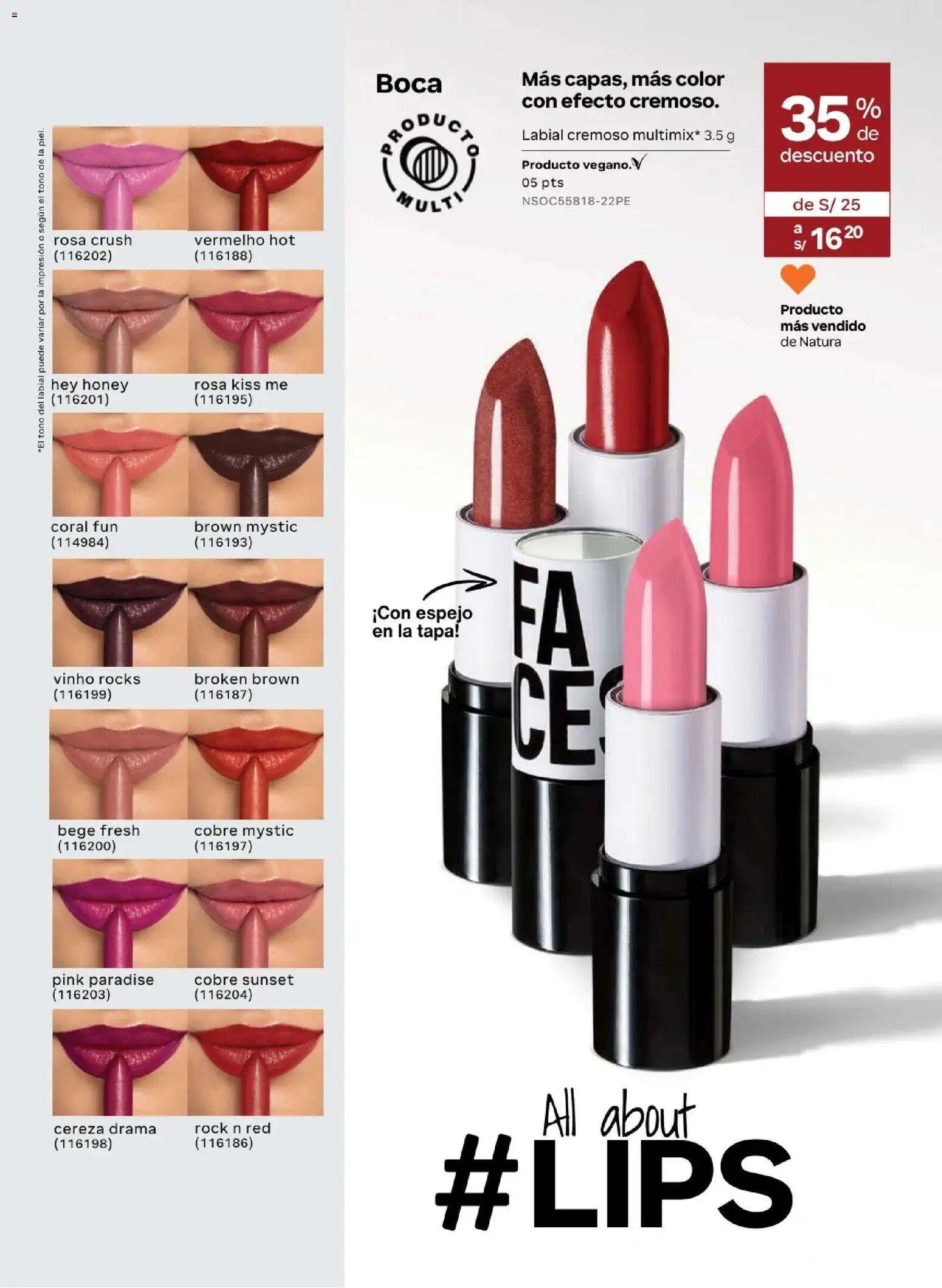 Catálogo Natura válido desde 05.05.2026 | Página: 81 | Productos: Espejo
