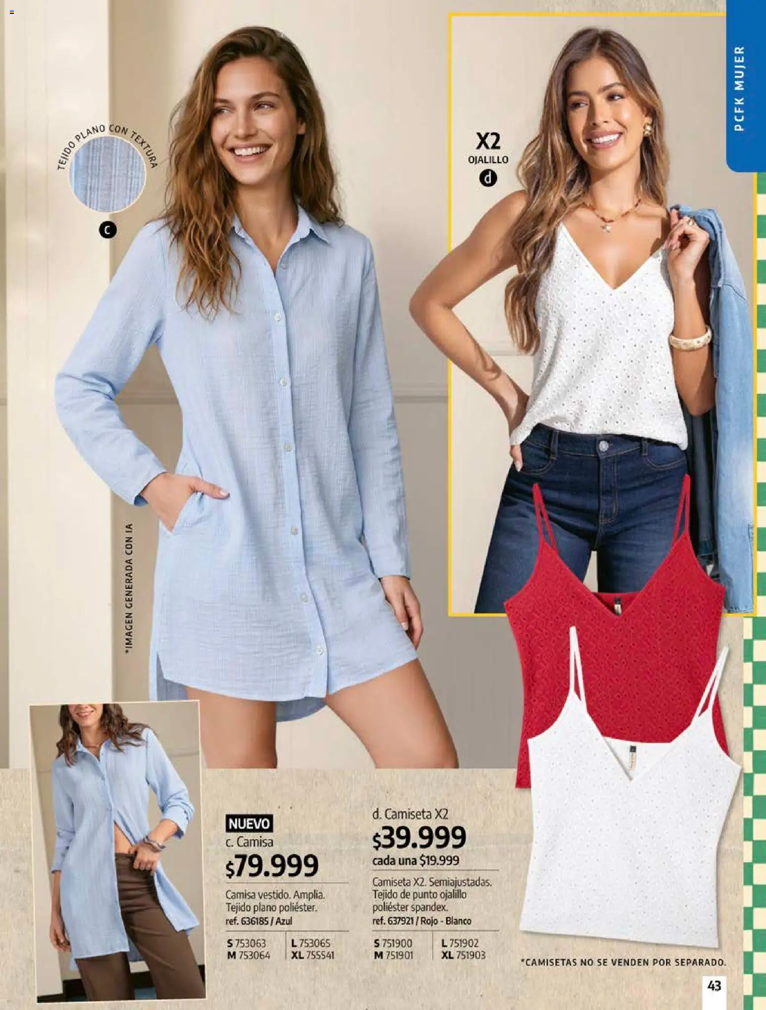 Pacifika revista - valida desde el 18/09/2026 | Página: 43 | Productos: Camiseta, Camisa