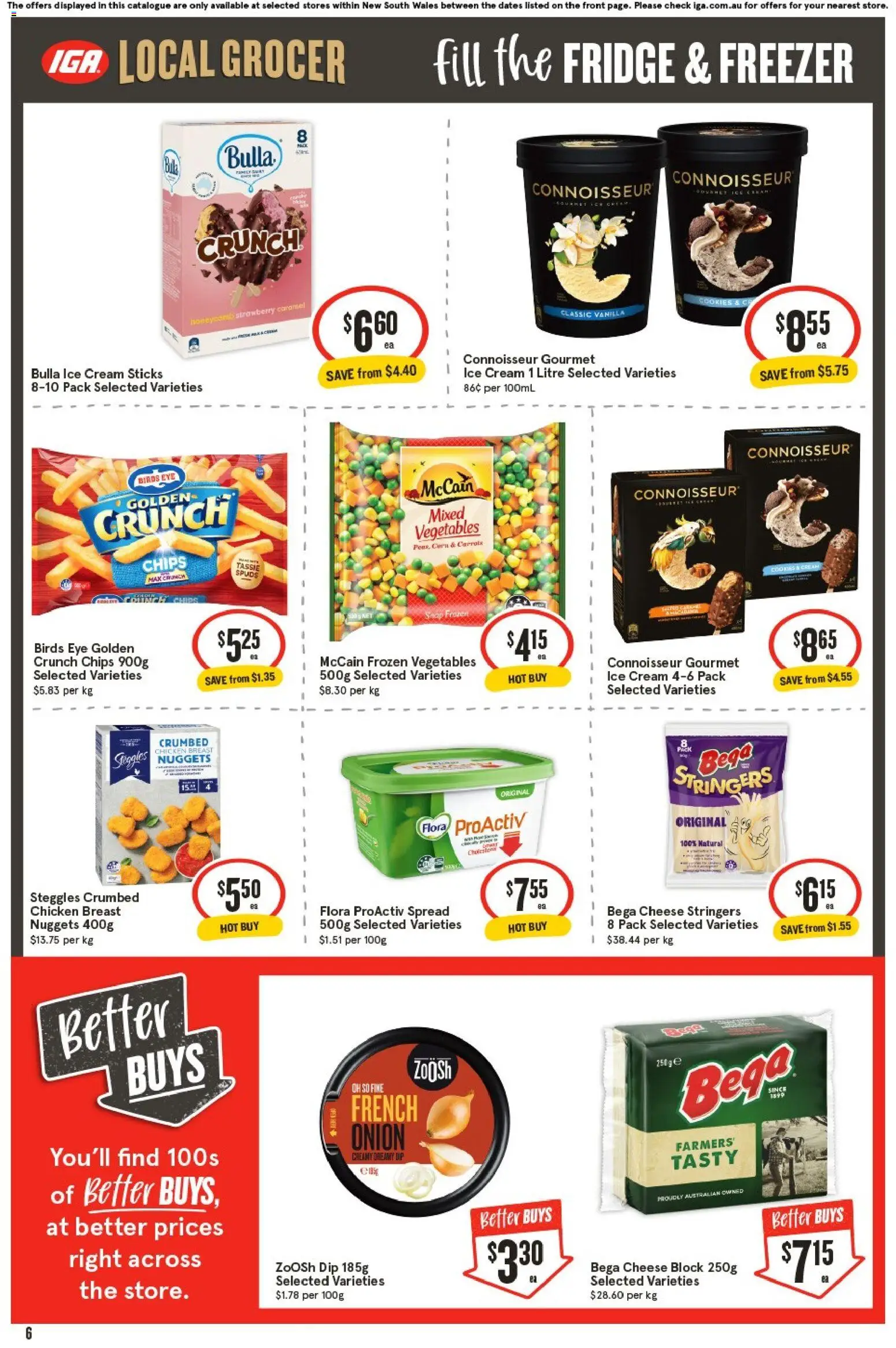 IGA catalogue - valid from 20.05.2026 | Page: 7 | Products: Cheese, Cream, Vegetables, Fridge