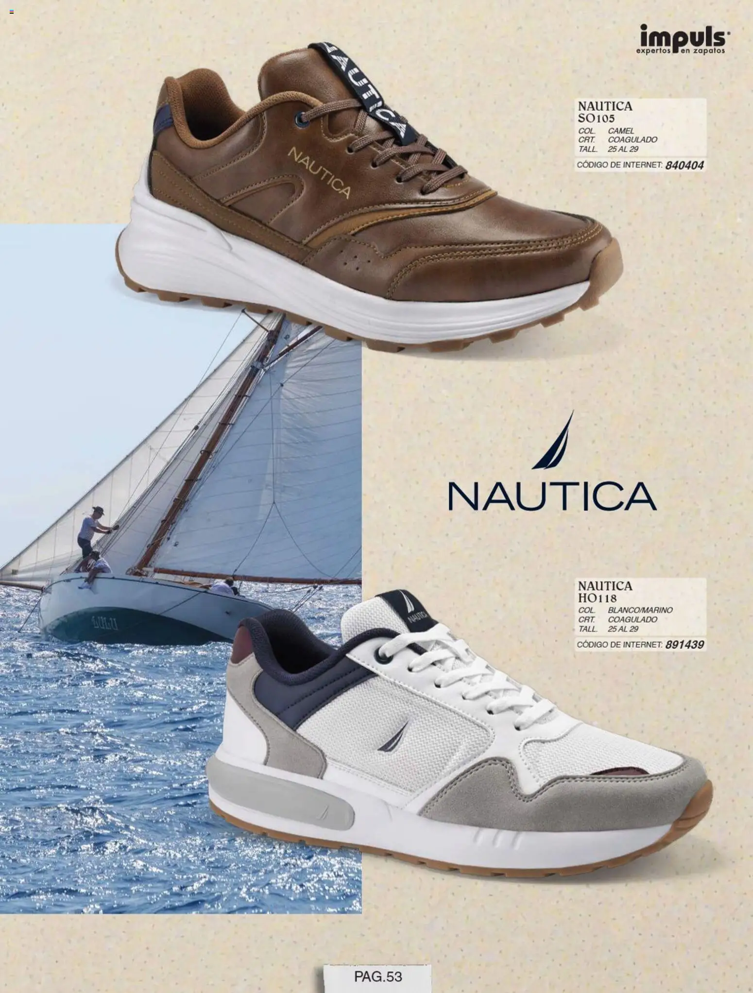 Nuevas ofertas de Impuls válidas en toda la República Mexicana desde el 01/07/2026. ¡Encuentra las mejores ofertas en Impuls catálogo Caballero! | Página: 55 | Productos: Zapatos