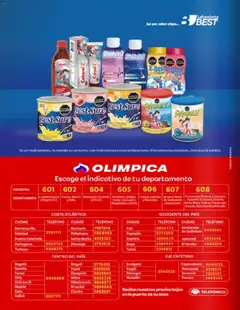 Olímpica catálogo Ofertas saludables -  Vista previa de la revista de la tienda Olímpica valido desde el 01/10/2026 | Página: 18 | Productos: Teléfono, Puerta