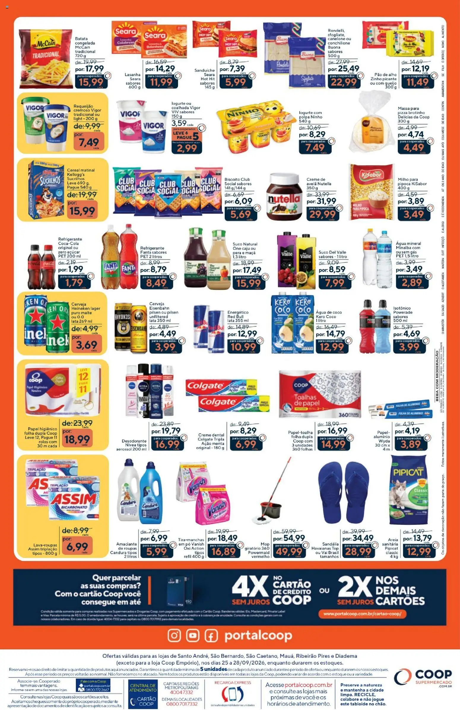 Coop Folheto - válido de 25/09/2026 | Página: 2 | Produtos: Alho, Decoração, Fanta, Água mineral