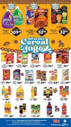 Vista previa de S-Mart folleto Ofertas de feria Matamoros, nuevo folleto de la tienda, válido en México a partir del 22/09/2026 | Página: 2 | Productos: Manzana, Jugo, Nuez, Almendra