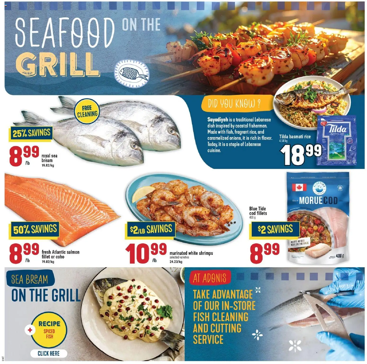 Adonis flyer valid from 28.05.2026 | Page: 3 | Products: Rice, Fish, Grill