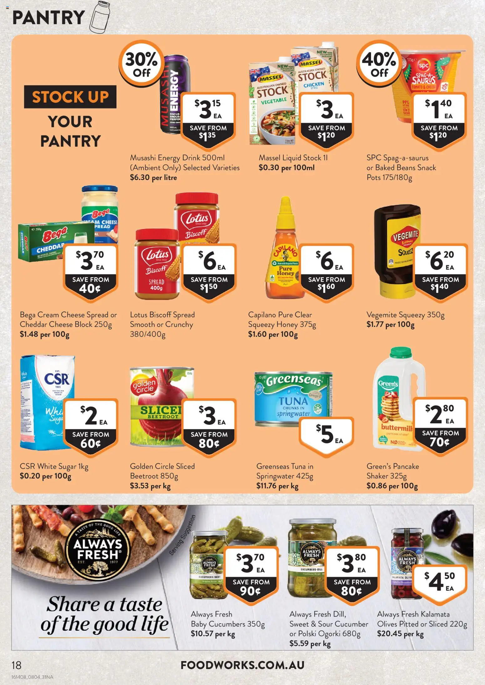 Foodworks weekly catalogue from 08/04/2026