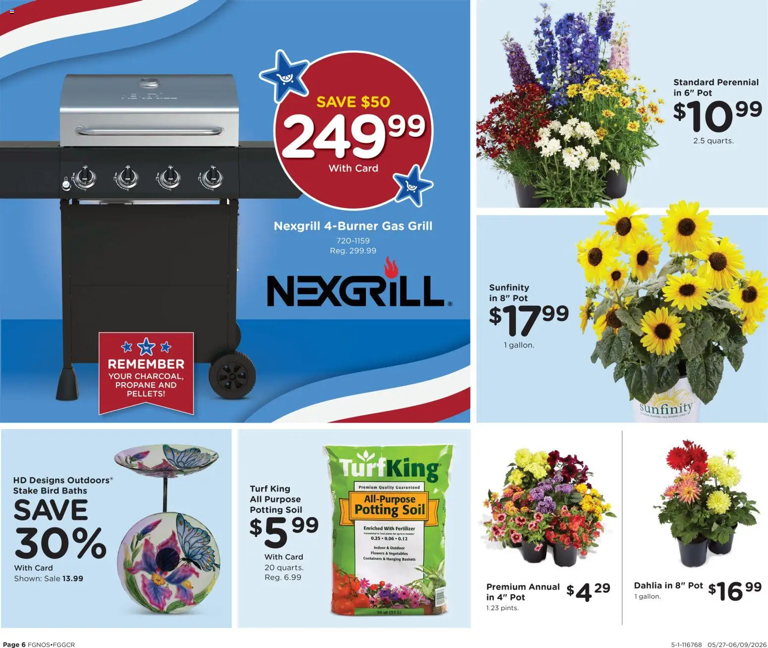 Fred Meyer Home & Apparel - valid from 27.05.2026 | Page: 6 | Products: Vegetables, Grill