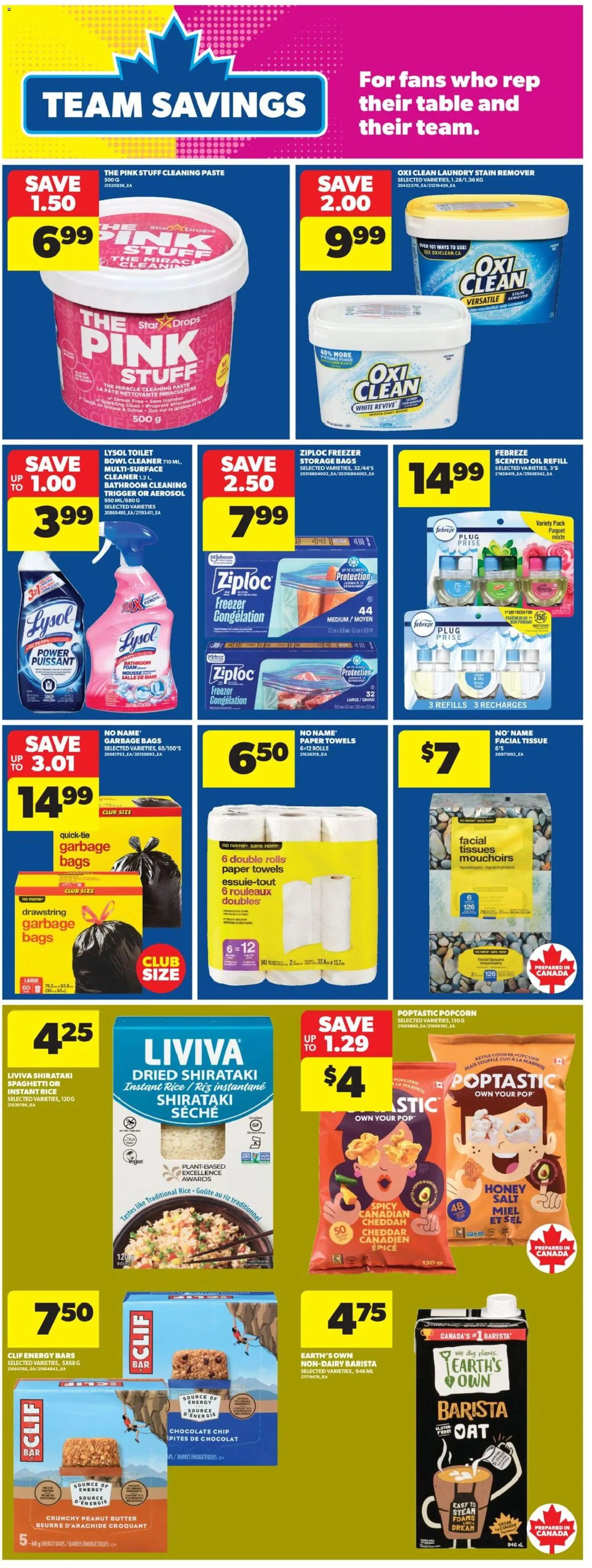 Real Canadian Superstore flyer valid from Jul 9, 2026 | Page: 19 | Products: Freezer, Table, Butter, Oil