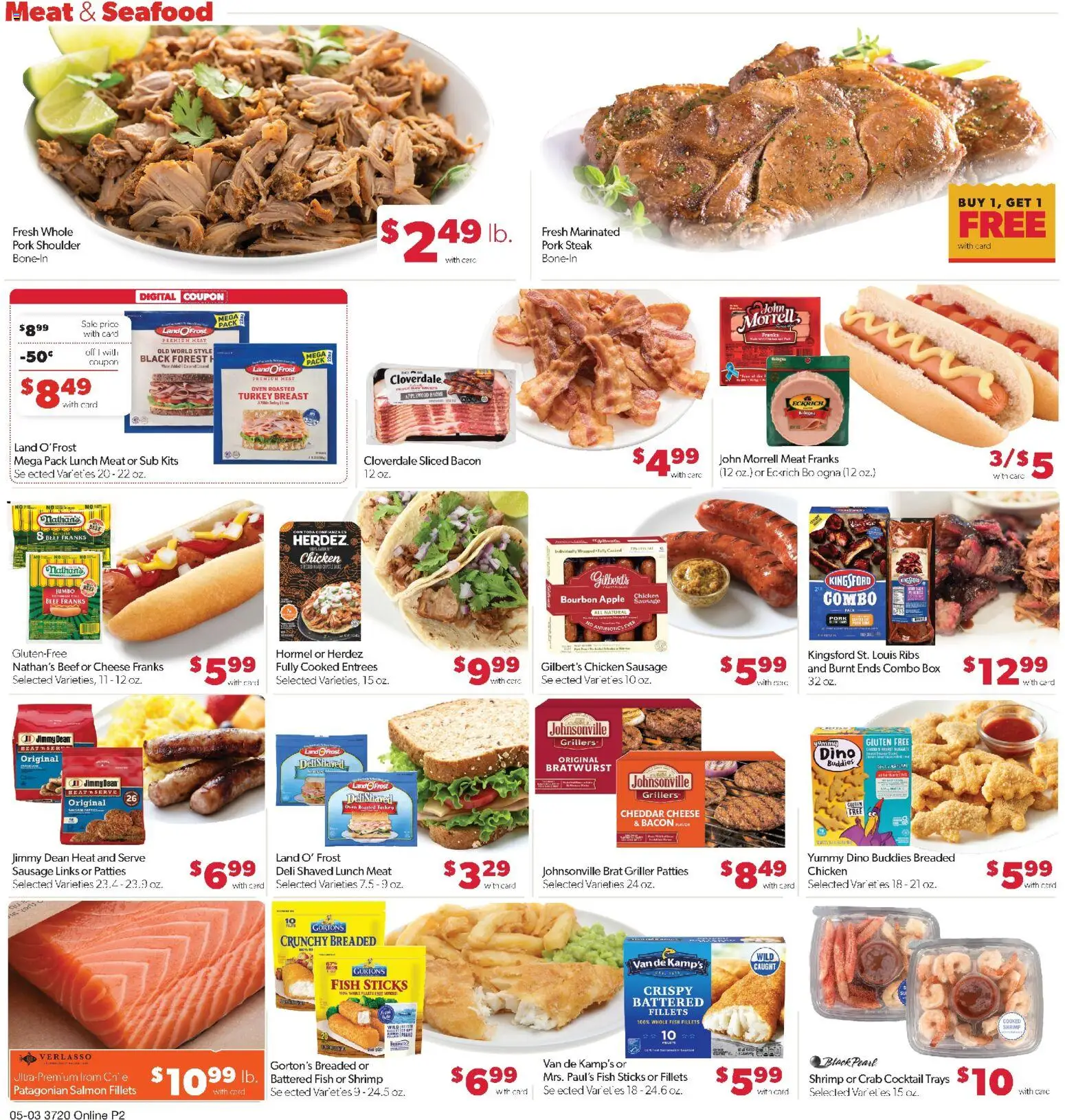 Family Fare Weekly Ad - NE - valid from 03.05.2026 | Page: 7 | Products: Pork, Beef, Bourbon, Sausage