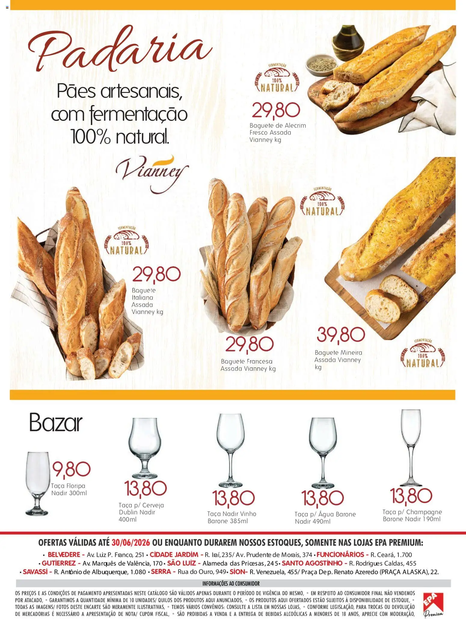 EPA Folheto - válido de 10.06.2026 | Página: 8 | Produtos: Champagne, Vinho, Cerveja