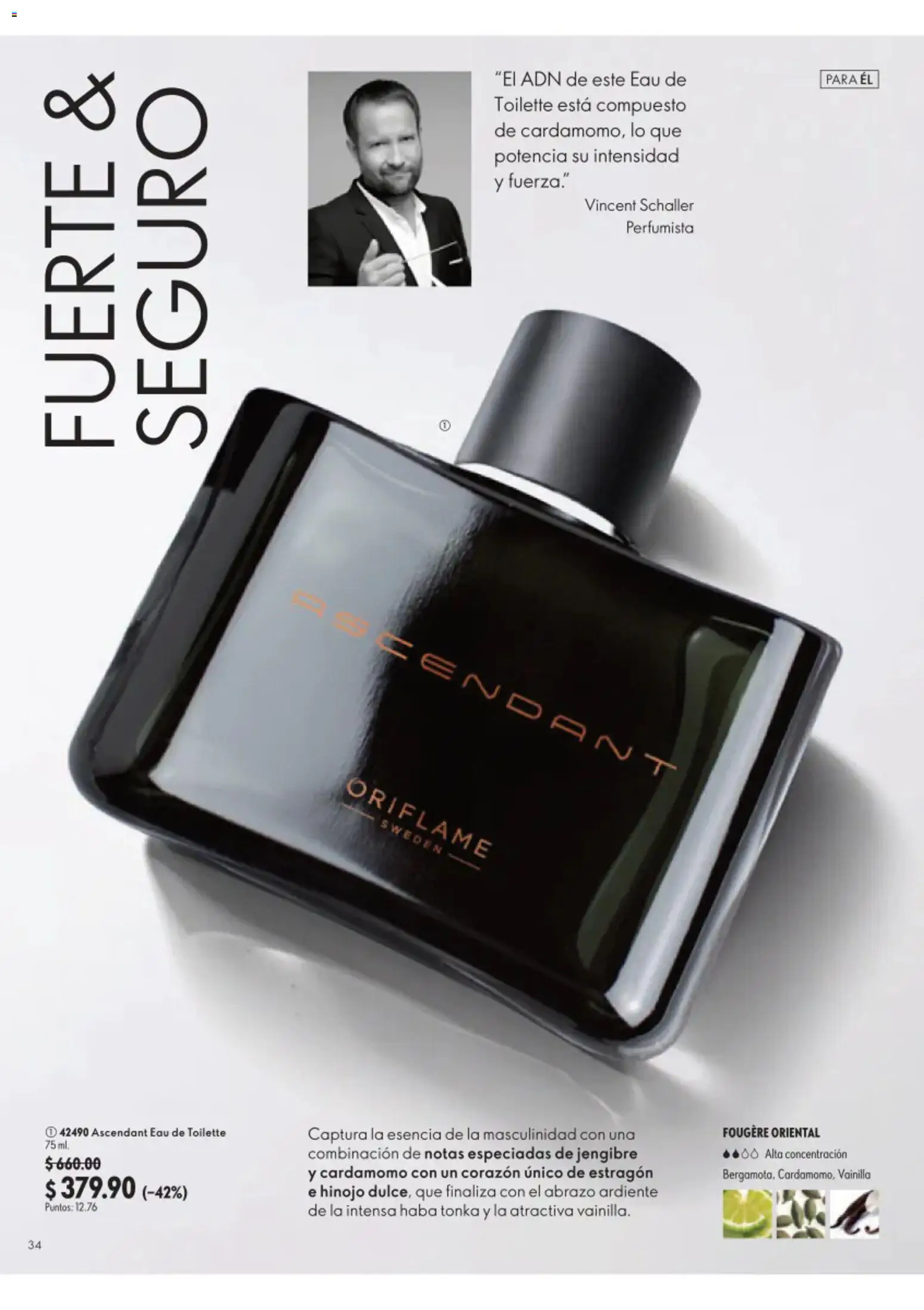 Nuevas ofertas de Oriflame válidas en toda la República Mexicana desde el 22/08/2026. ¡Encuentra las mejores ofertas en Oriflame campaña 12 2026! | Página: 34 | Productos: Hinojo, Eau de toilette