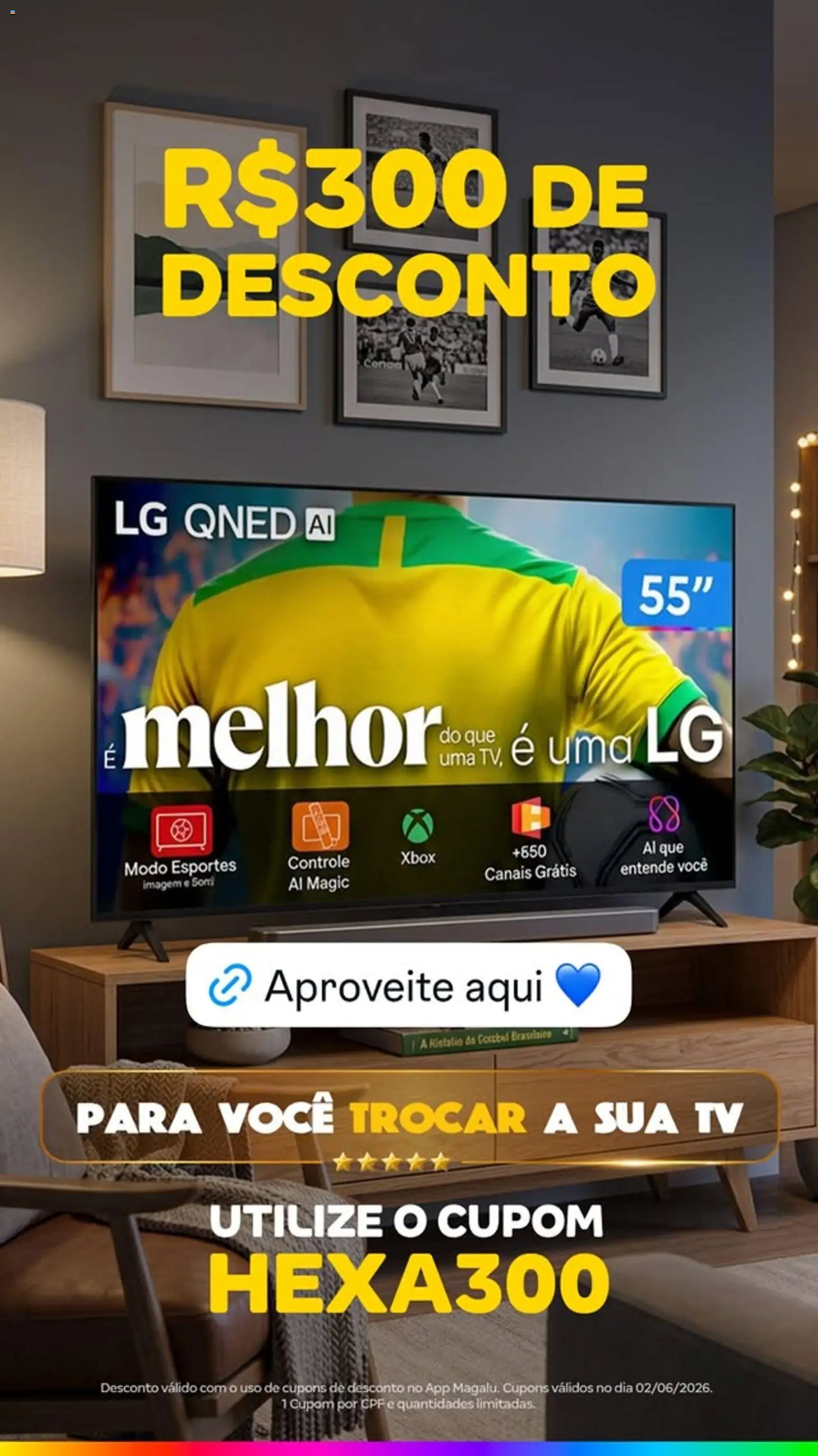 Magazine Luiza Folheto - válido de 05.06.2026 | Página: 3 | Produtos: Tv, Xbox