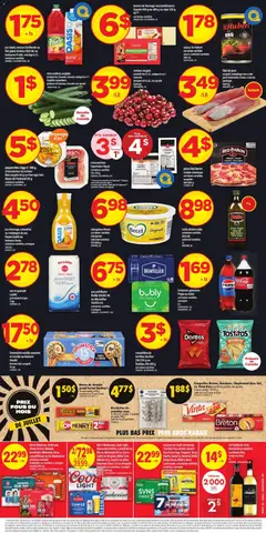 Preview of Maxi weekly flyer / circulaire from shop Maxi valid from Jul 2, 2026 | Page: 2 | Products: Tea, Cucumbers, Pizza, Pork