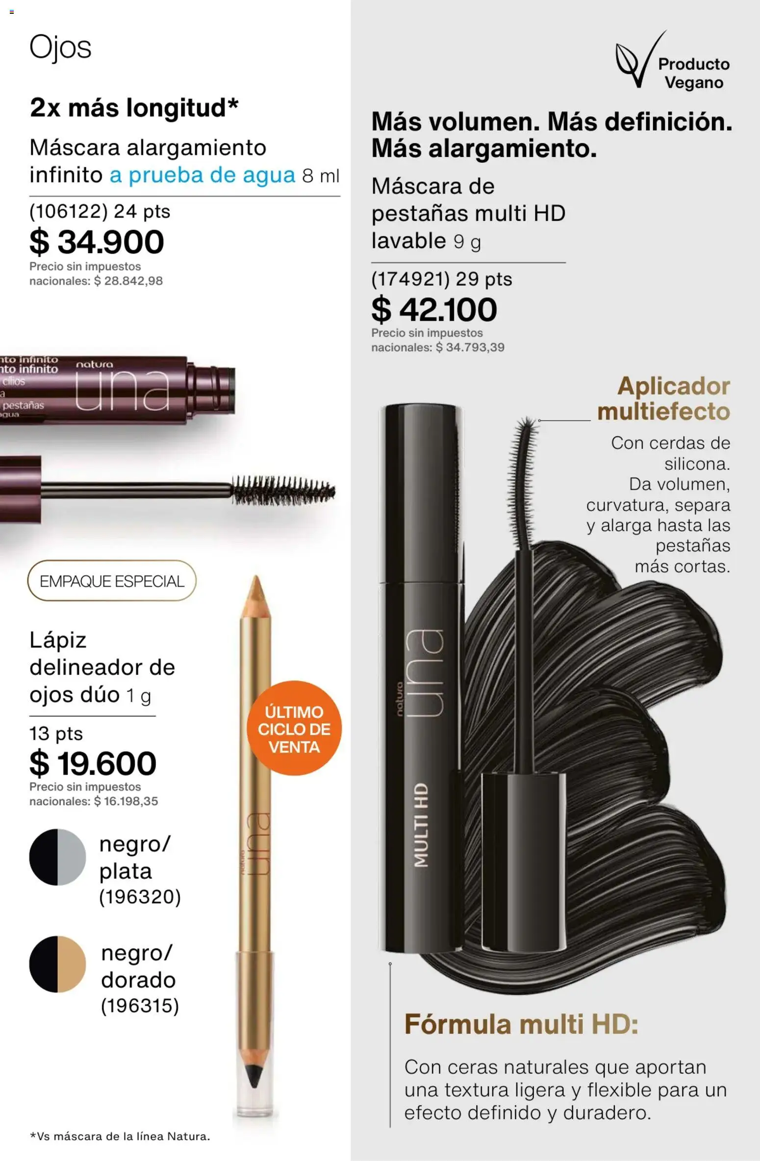 Catálogo Natura Ciclo 3 │ válido desde el 09/02/2026 | Página: 118 | Productos: Flexible, Máscara, Delineador, Agua