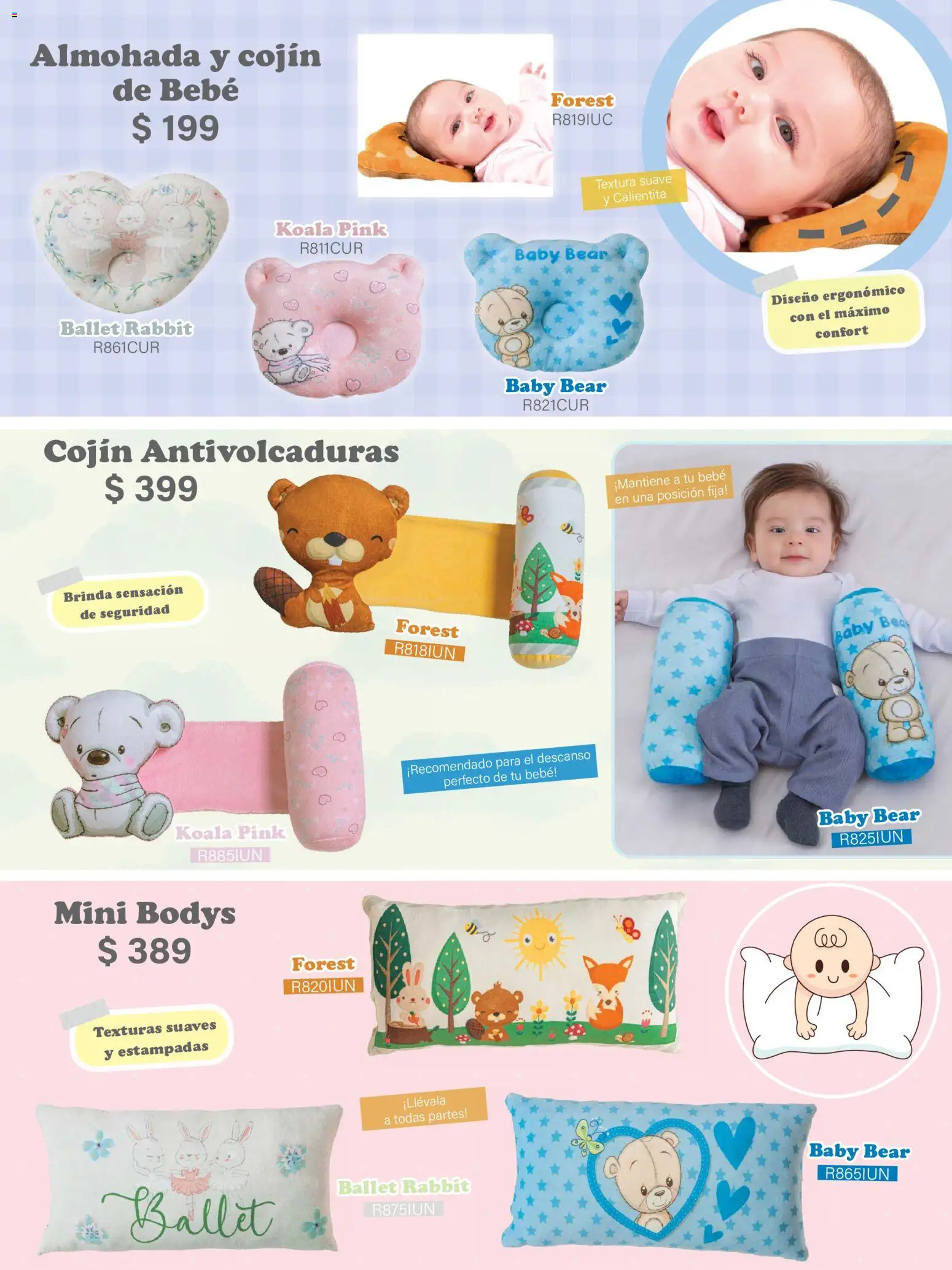 Nuevas ofertas de Colchas Concord válidas en toda la República Mexicana desde el 01/02/2026. ¡Encuentra las mejores ofertas en Colchas Concord catálogo Baby! | Página: 23 | Productos: Almohada