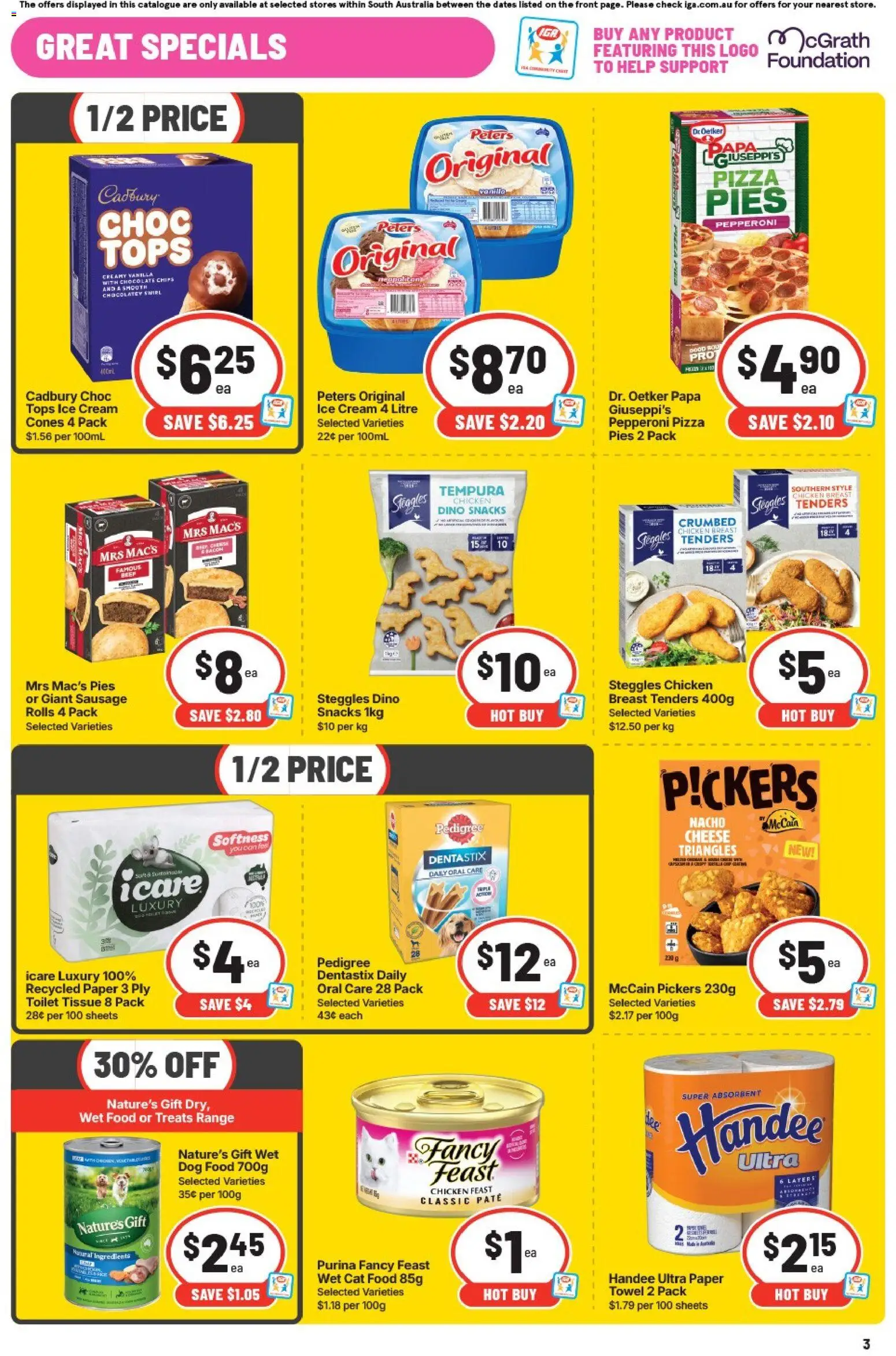 IGA catalogue - valid from 23/09/2026 | Page: 3 | Products: Herbs, Cappuccino, Nescafe, Sprite