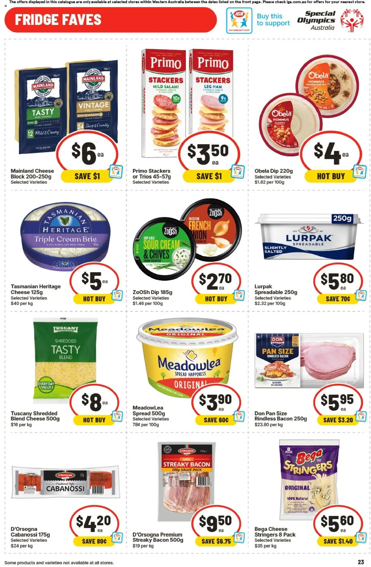 IGA catalogue - valid from 06.05.2026 | Page: 24 | Products: Salami, Sour cream, Cream, Fridge