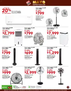 Vista previa de City Club catálogo, nuevo folleto de la tienda, válido en México a partir del 01.05.2026 | Página: 19 | Productos: Ventilador, Aire acondicionado