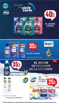 Vista previa La Anonima catálogo válido desde el 02/07/2026 | Página: 36 | Productos: Lavandina, Espuma, Crema, Canasta
