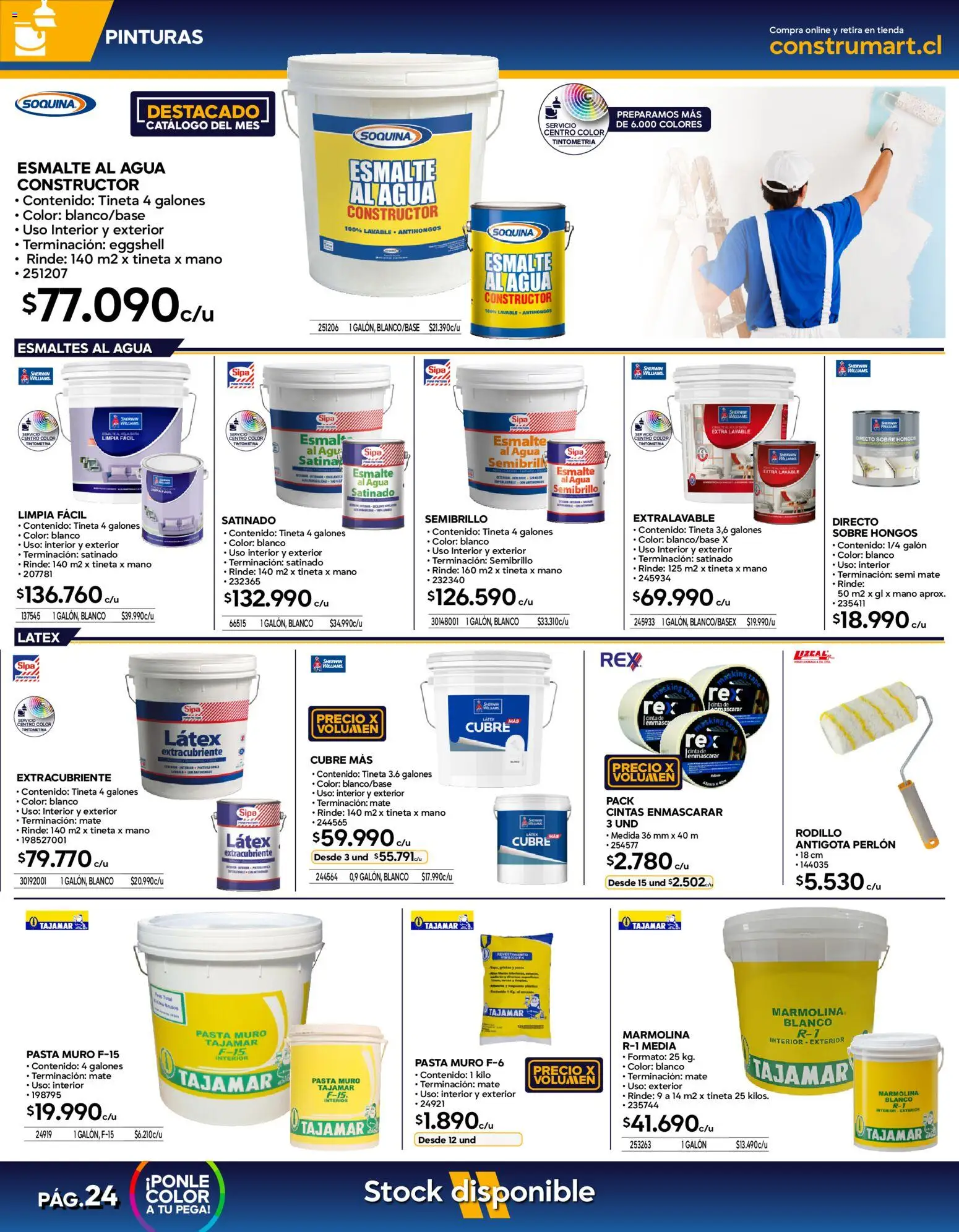Construmart Ofertas │ válido desde el 01.06.2026 | Página: 24 | Productos: Hongos, Cinta, Mate, Rodillo