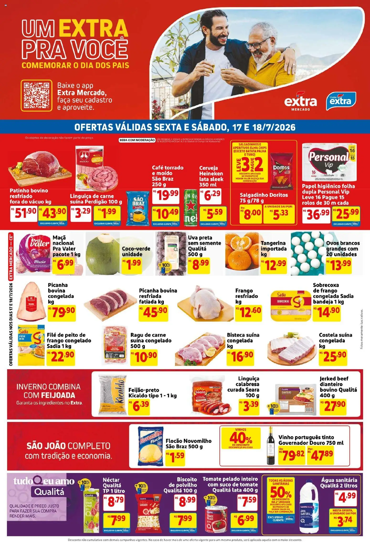 Folheto Extra ofertas Fim de semana Mercado de 17/07/2026 catalogue cover