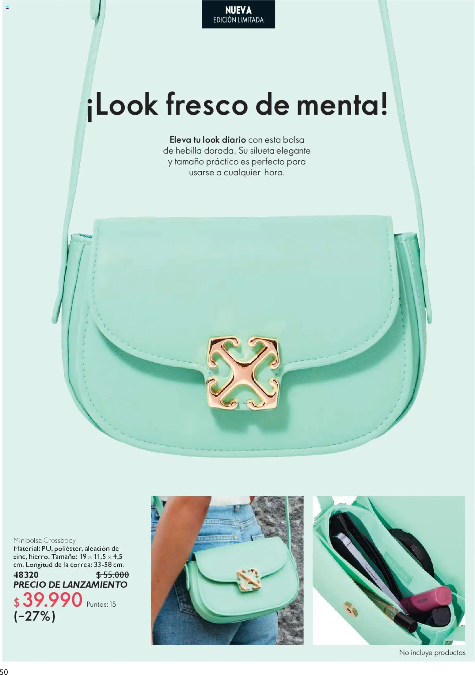 Oriflame ofertas  │ válido desde el 28.03.2026 | Página: 50 | Productos: Bolsa