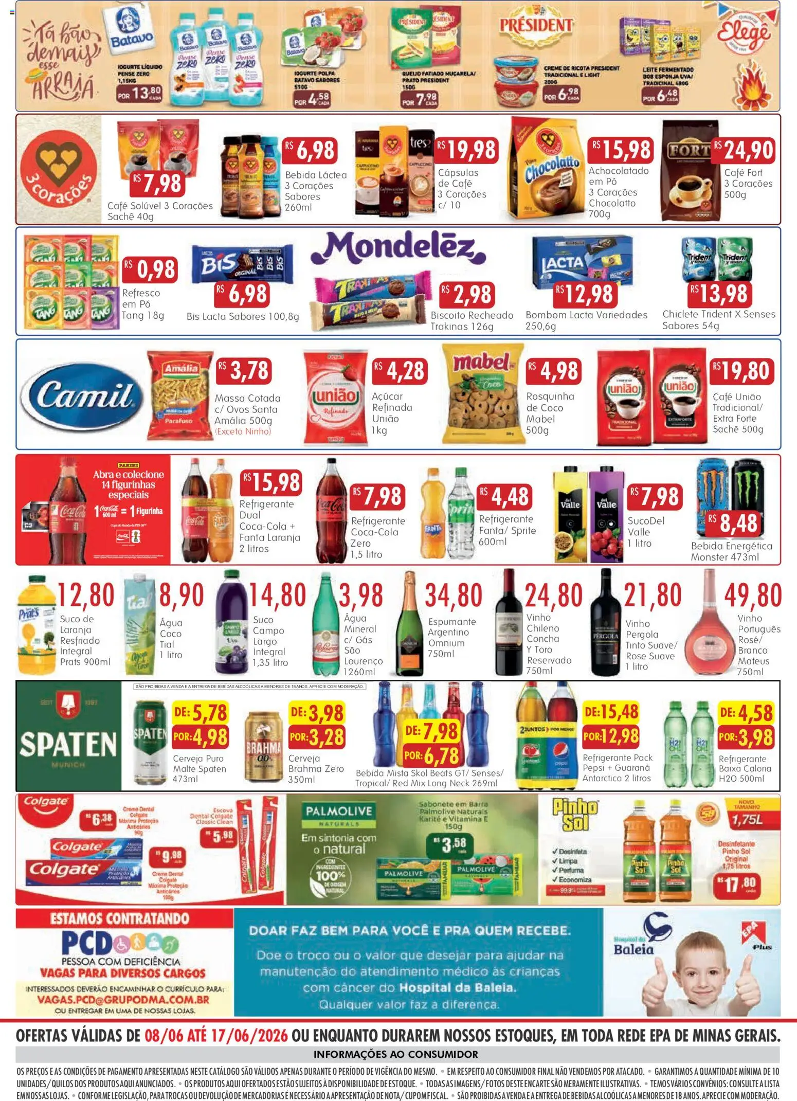 EPA Folheto - válido de 08.06.2026 | Página: 2 | Produtos: Guaraná, Fanta, Ricota, Bebida