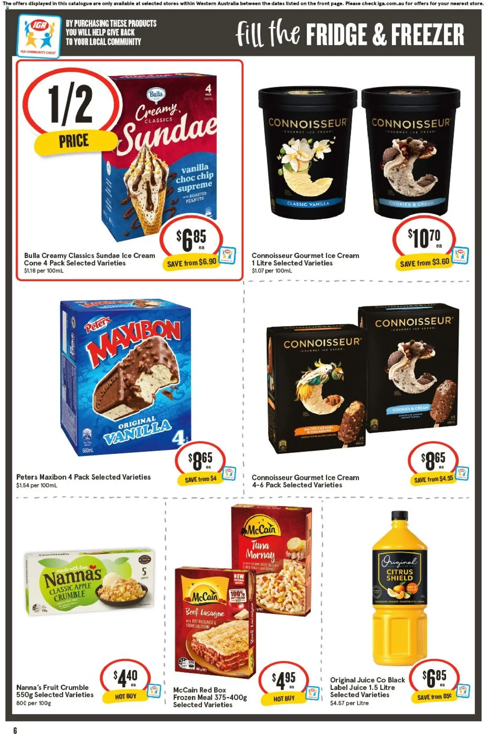 IGA catalogue - valid from 17.06.2026 | Page: 7 | Products: Beef, Cream, Ice cream, Fridge