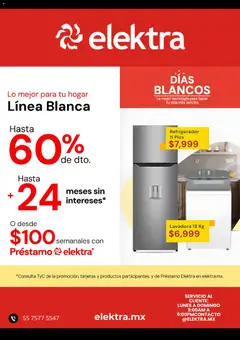 Vista previa de Elektra catálogo, nuevo folleto de la tienda, válido en México a partir del 06/07/2026