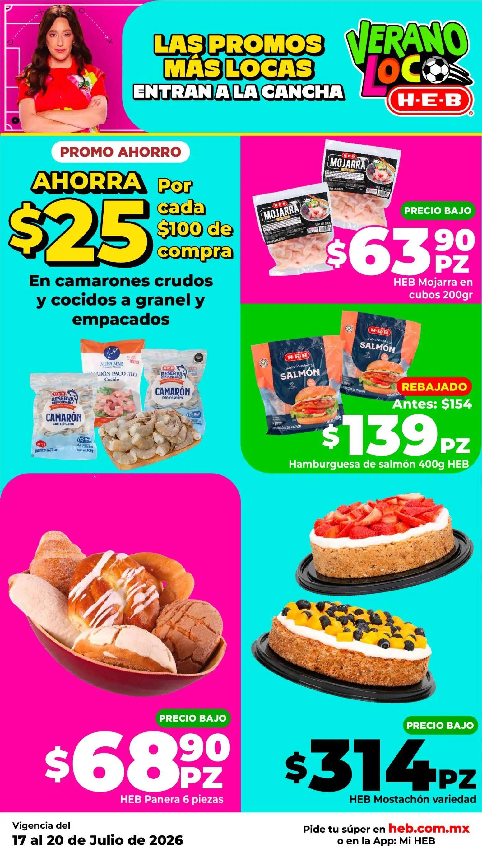 Nuevas ofertas de H-E-B válidas en toda la República Mexicana desde el 17/07/2026. ¡Encuentra las mejores ofertas en H-E-B folleto! | Página: 16 | Productos: Panera