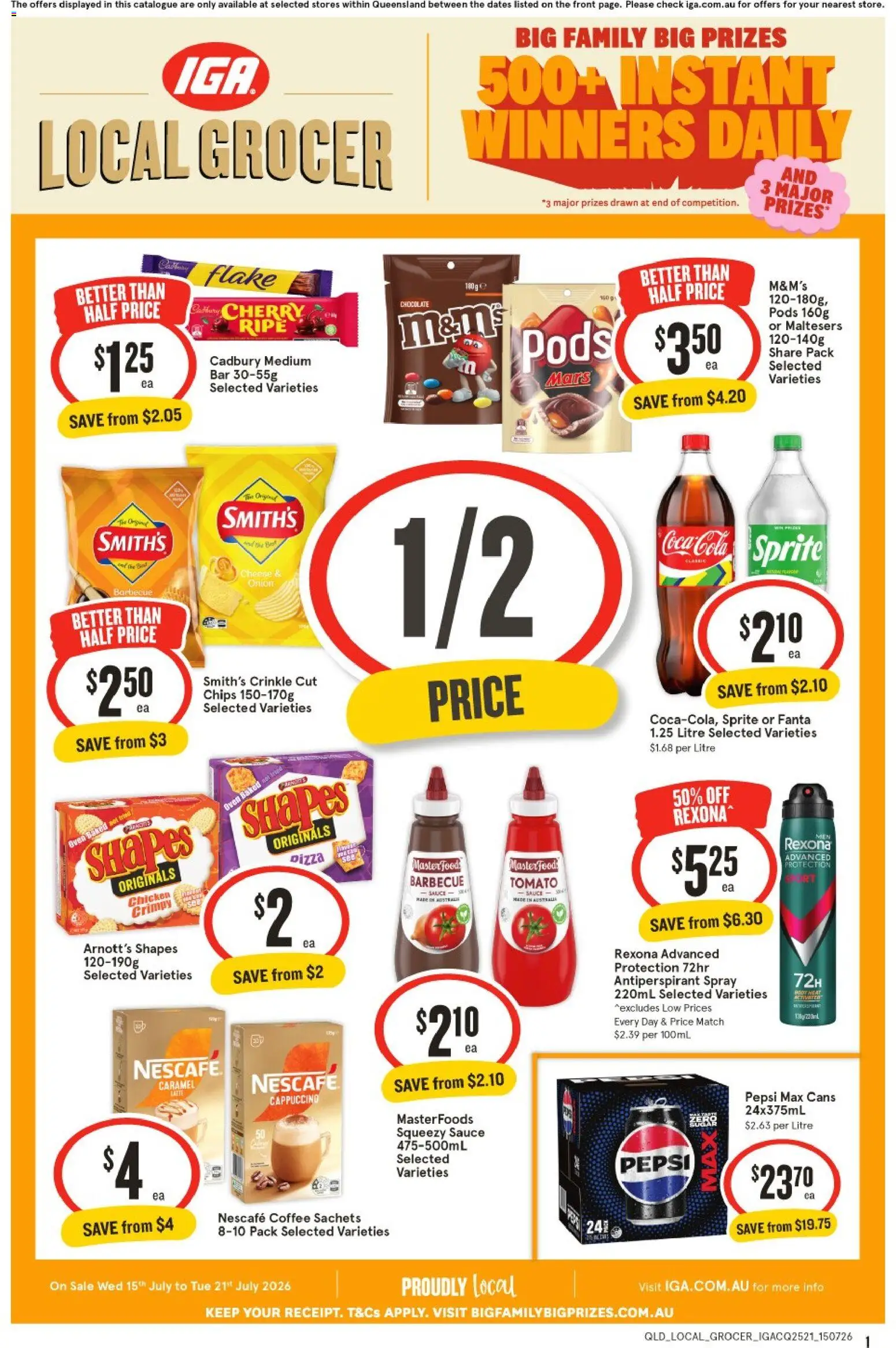﻿IGA catalogue from 15/07/2026 > Big discounts catalogue cover