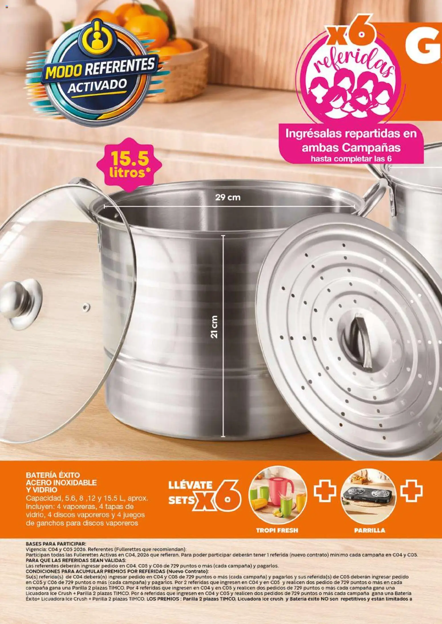 Nuevas ofertas de Fuller válidas en toda la República Mexicana desde el 27.05.2026. ¡Encuentra las mejores ofertas en Fuller Gana Más 4 2026! | Página: 8 | Productos: Licuadora, Parrilla, Batería, Campana