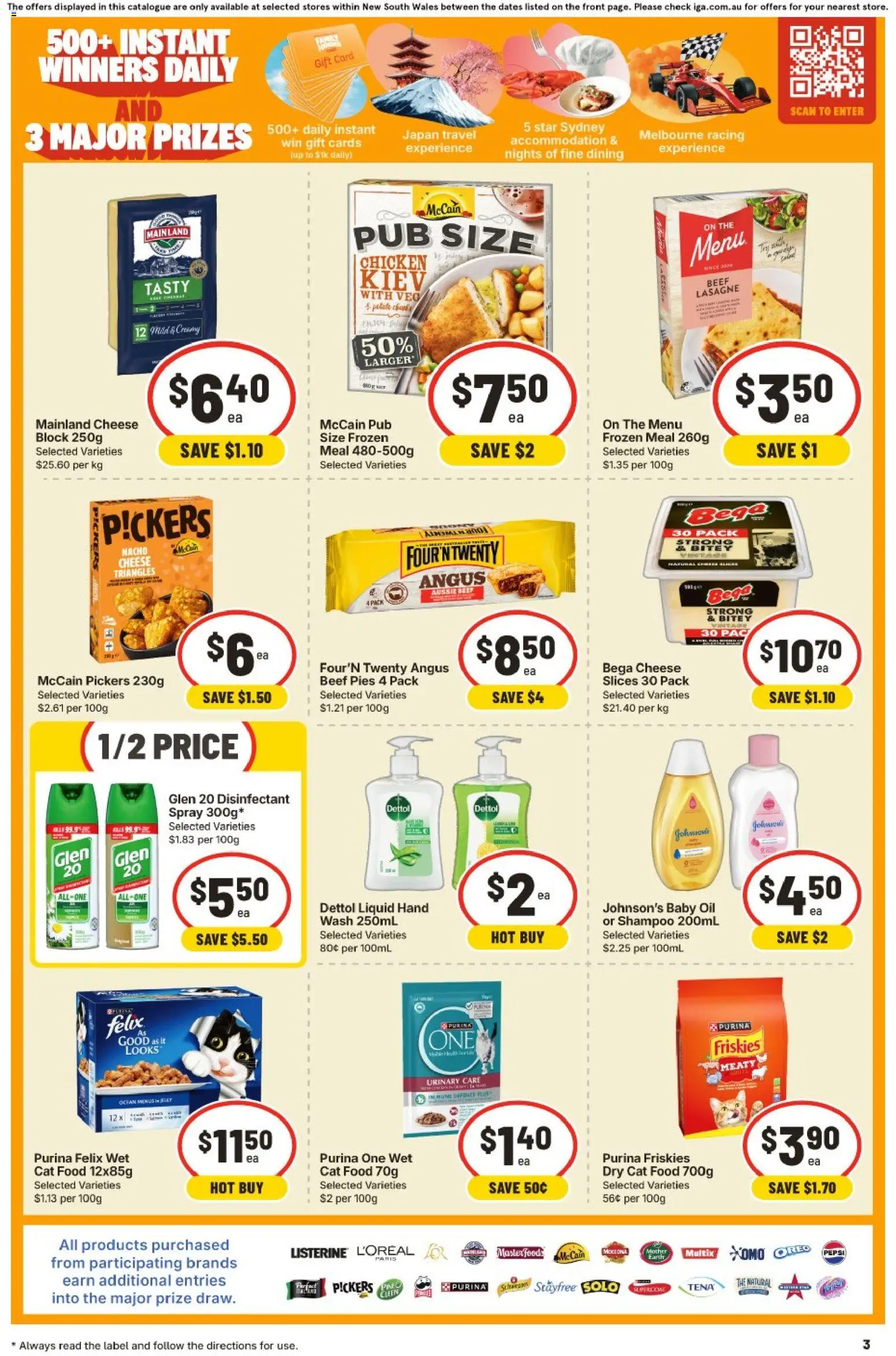 IGA catalogue - valid from 22/07/2026 | Page: 3 | Products: Cheese, Oil, Beef, Pepsi
